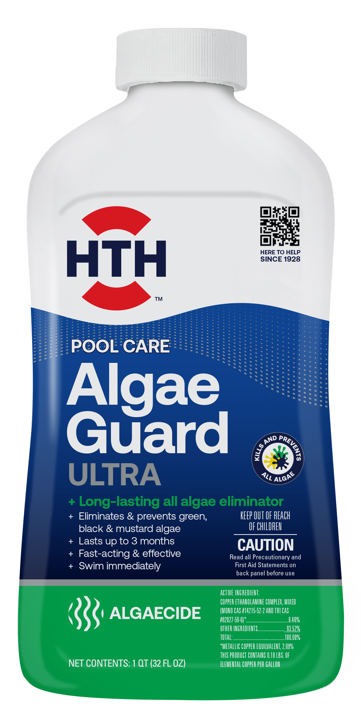 HTH™ Pool Care Algae Guard Advanced: All In One Algaecide