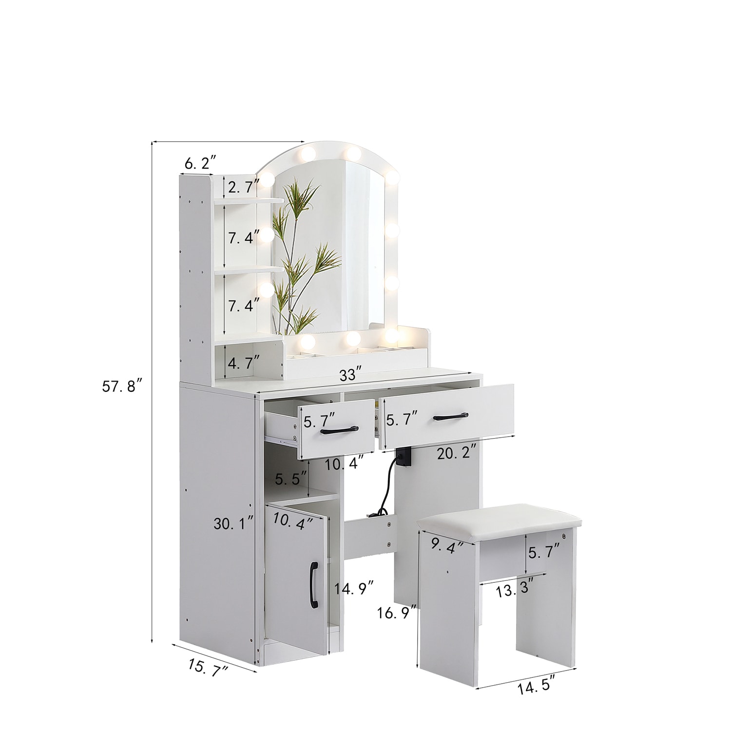 GZMR GZ-FD45161 Bedroom-Vanities - View #11