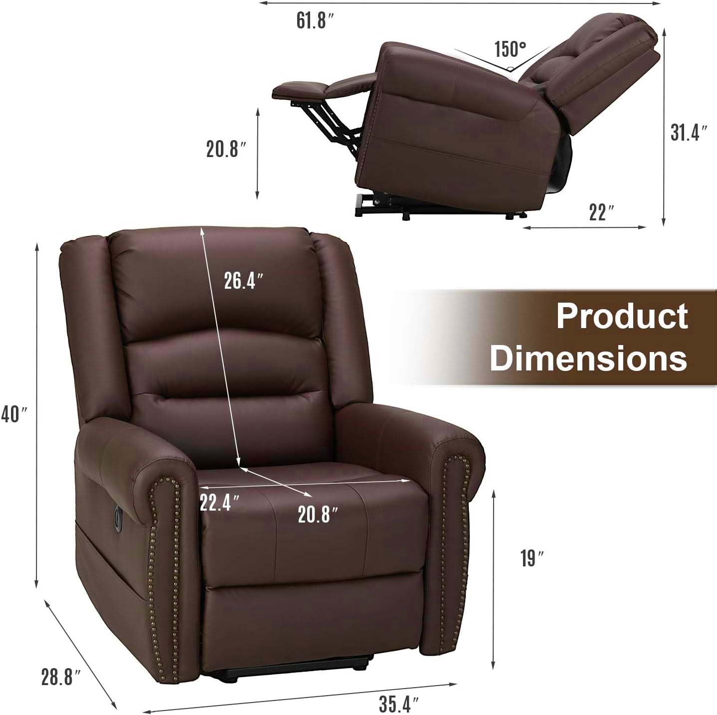 AECOJOY 13068BR-LS01 recliners - View #2