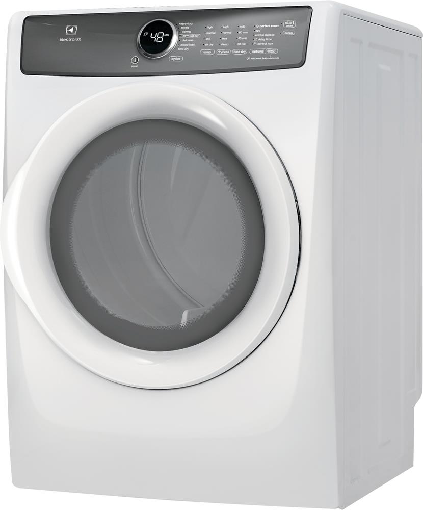 Electrolux 8-cu ft Stackable Steam Cycle Electric Dryer (White) ENERGY ...