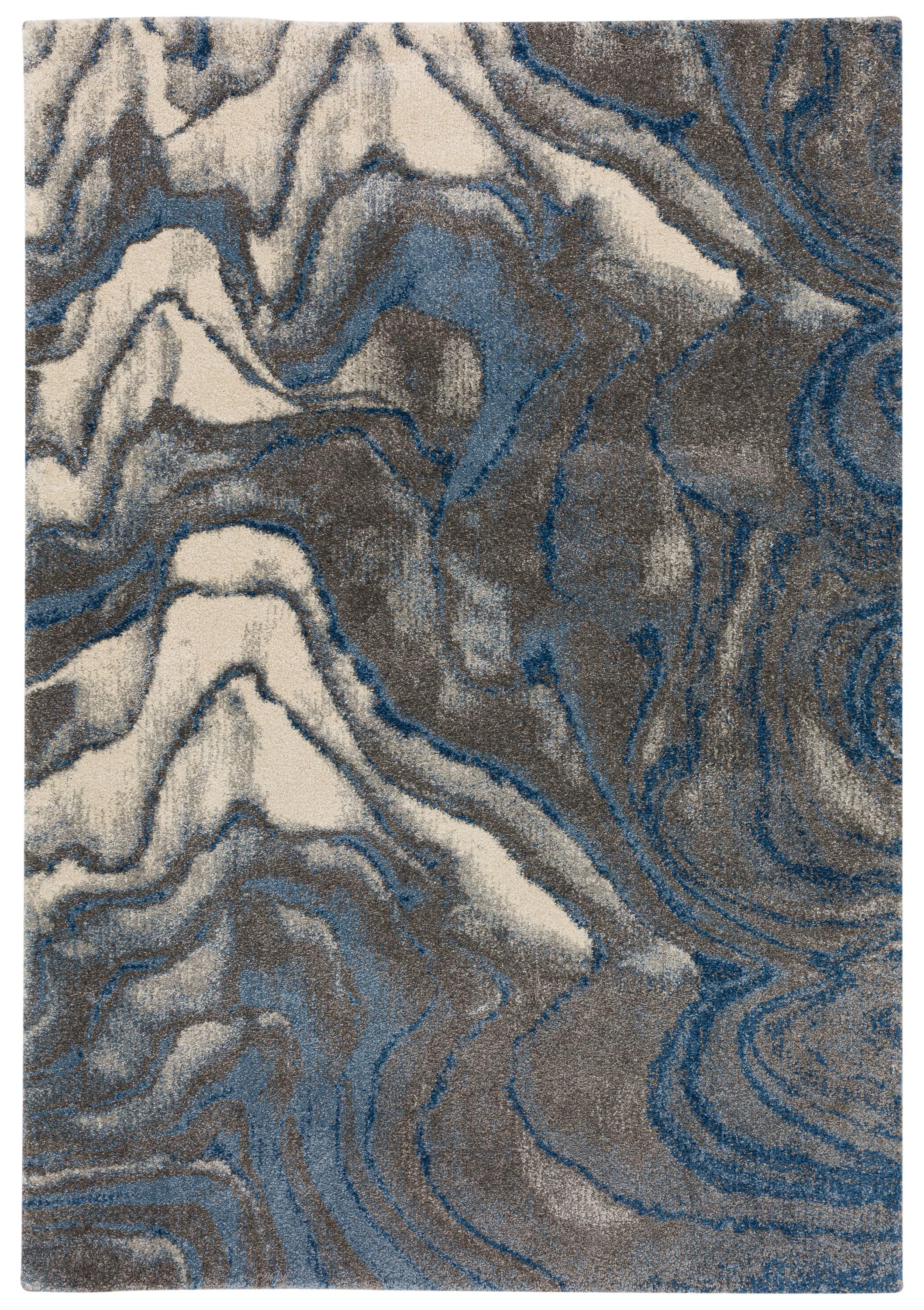 Addison Rugs ABK35GR9X13 Barkley 9 x 13 (ft) Polypropylene Grey Rectangular Indoor Geode Bohemian/Eclectic Area rug