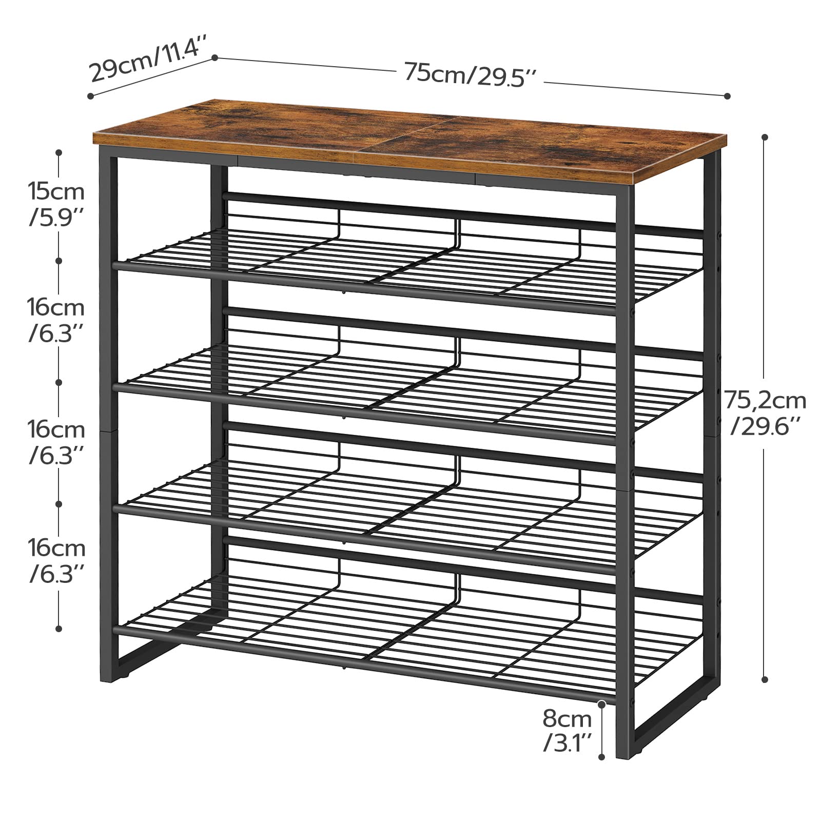 Afoxsos LAF1229S17 Shoe-Racks - View #3