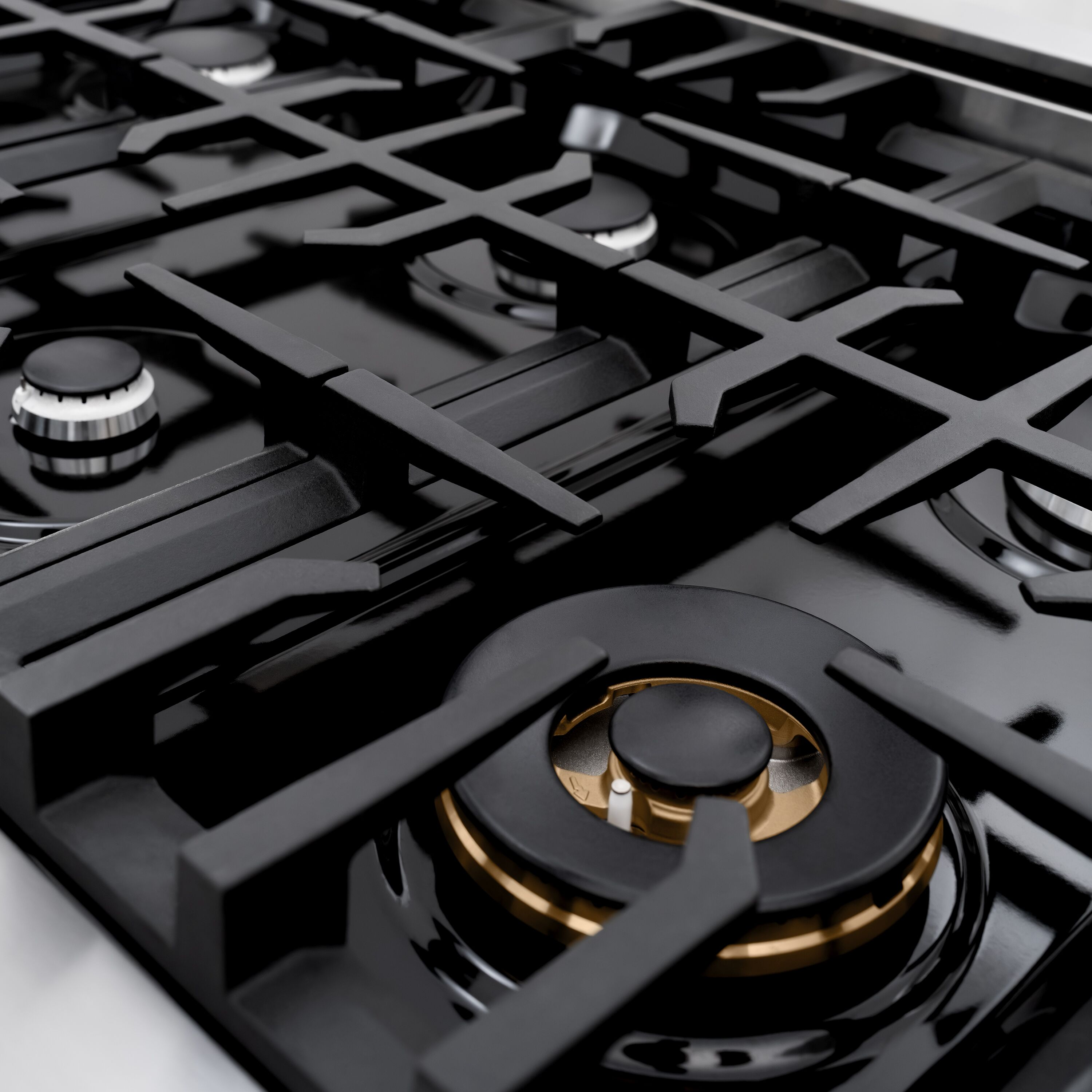ZLINE KITCHEN & BATH HDR-BLM-48 Double-Dual-Fuel-Ranges - View #4