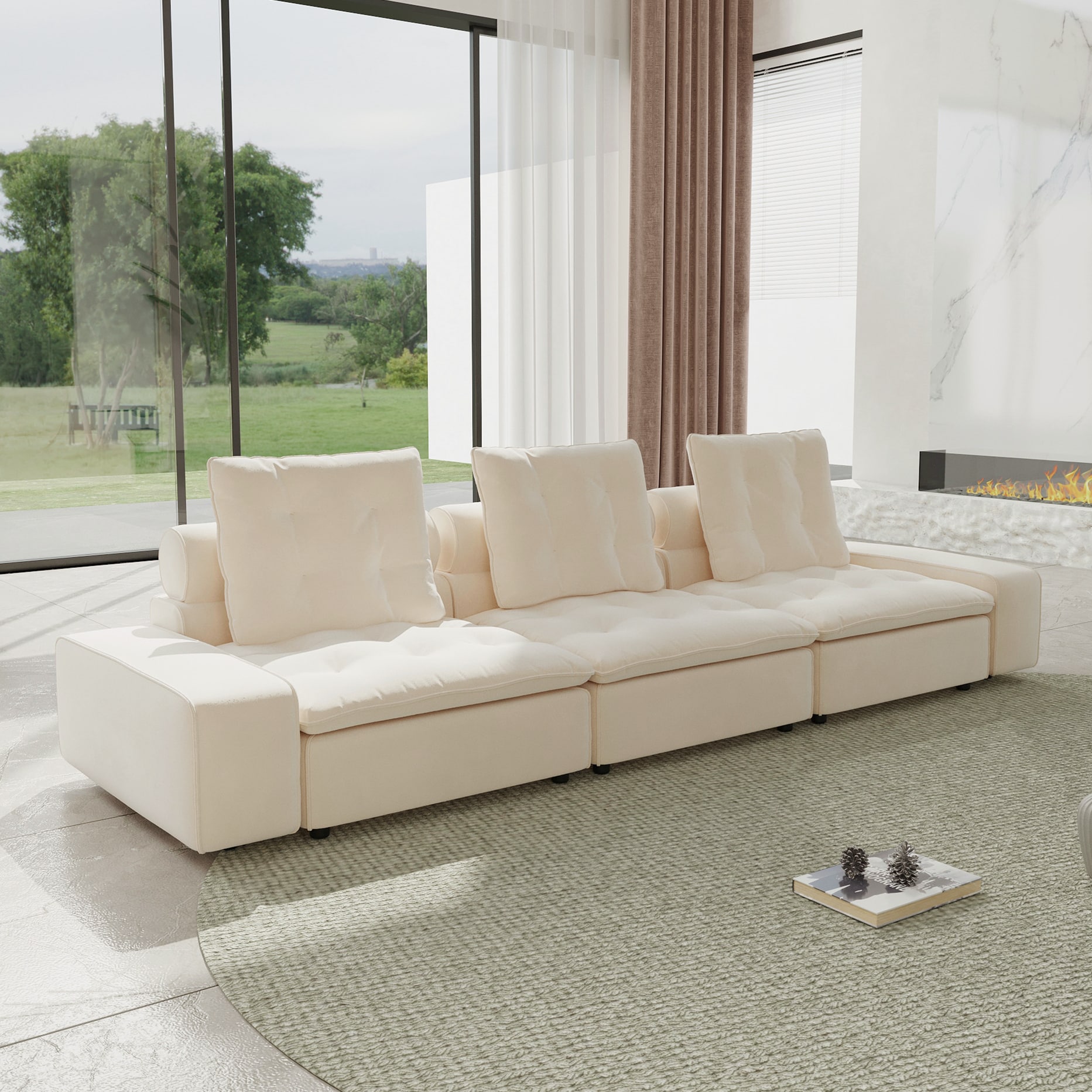 BuotiqHom DH-S3-136BE Sofas-Loveseats - View #8