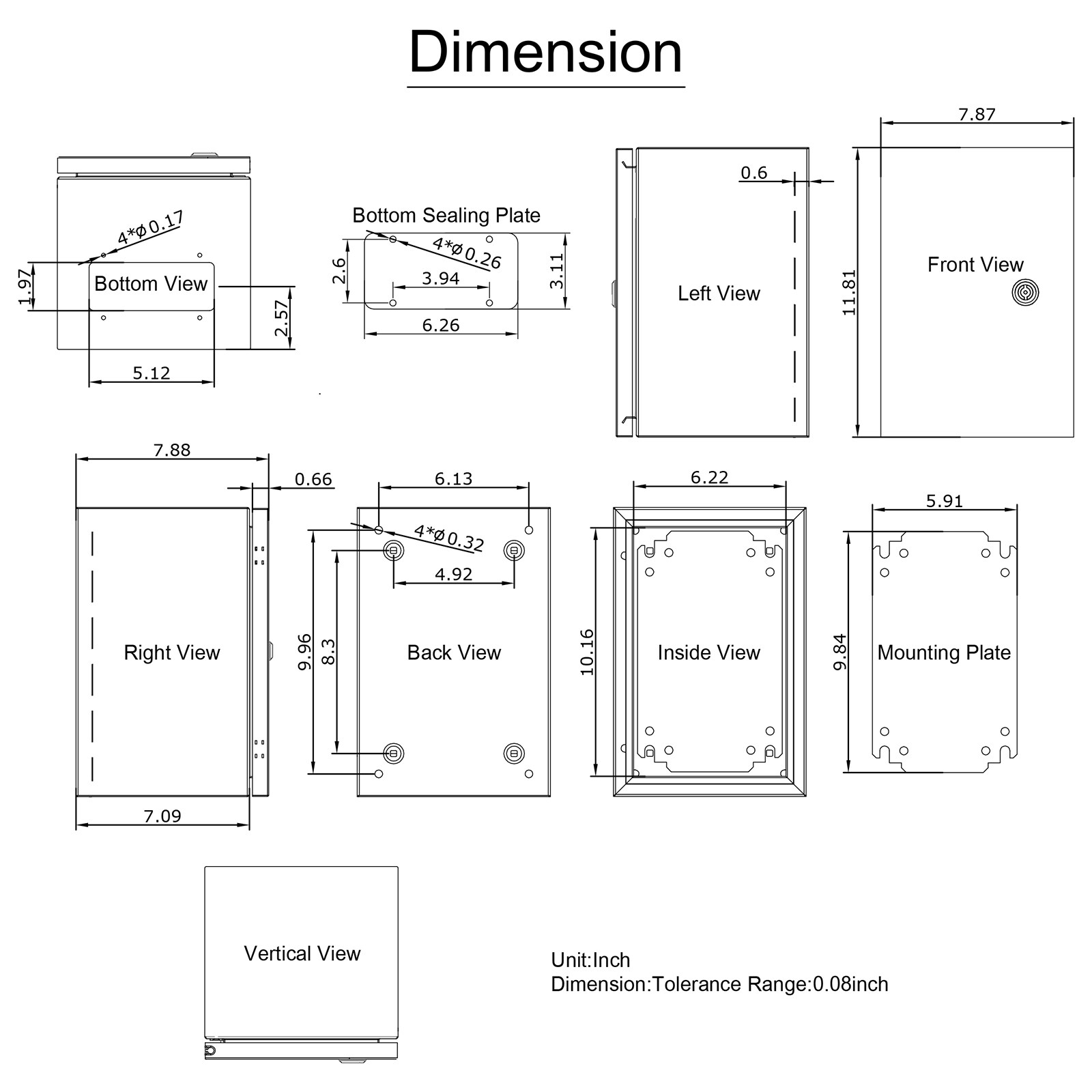 VEVOR DQXJSTCFS30X20X20V0 Electrical-Box - View #11
