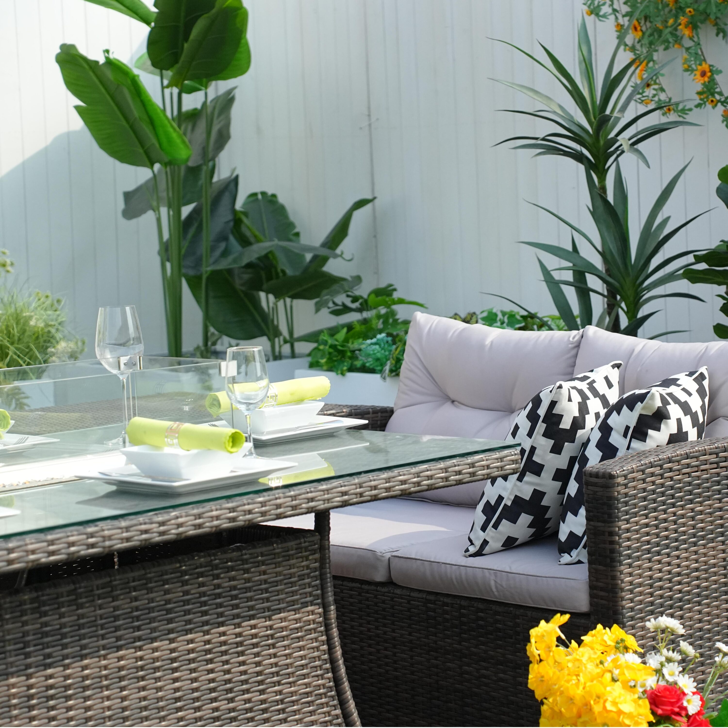 Direct Wicker DWG-1503&06R-BR Patio-Dining-Sets - View #10