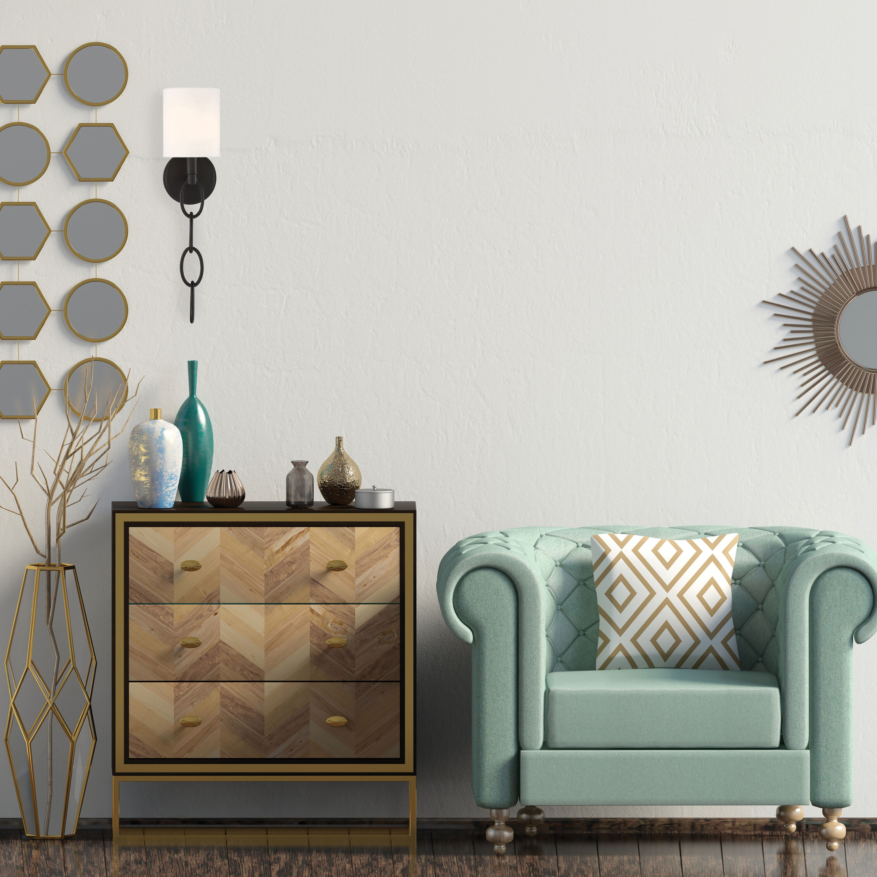 Matte Black Transitional Dimmable Wall Sconce with Fabric Shade