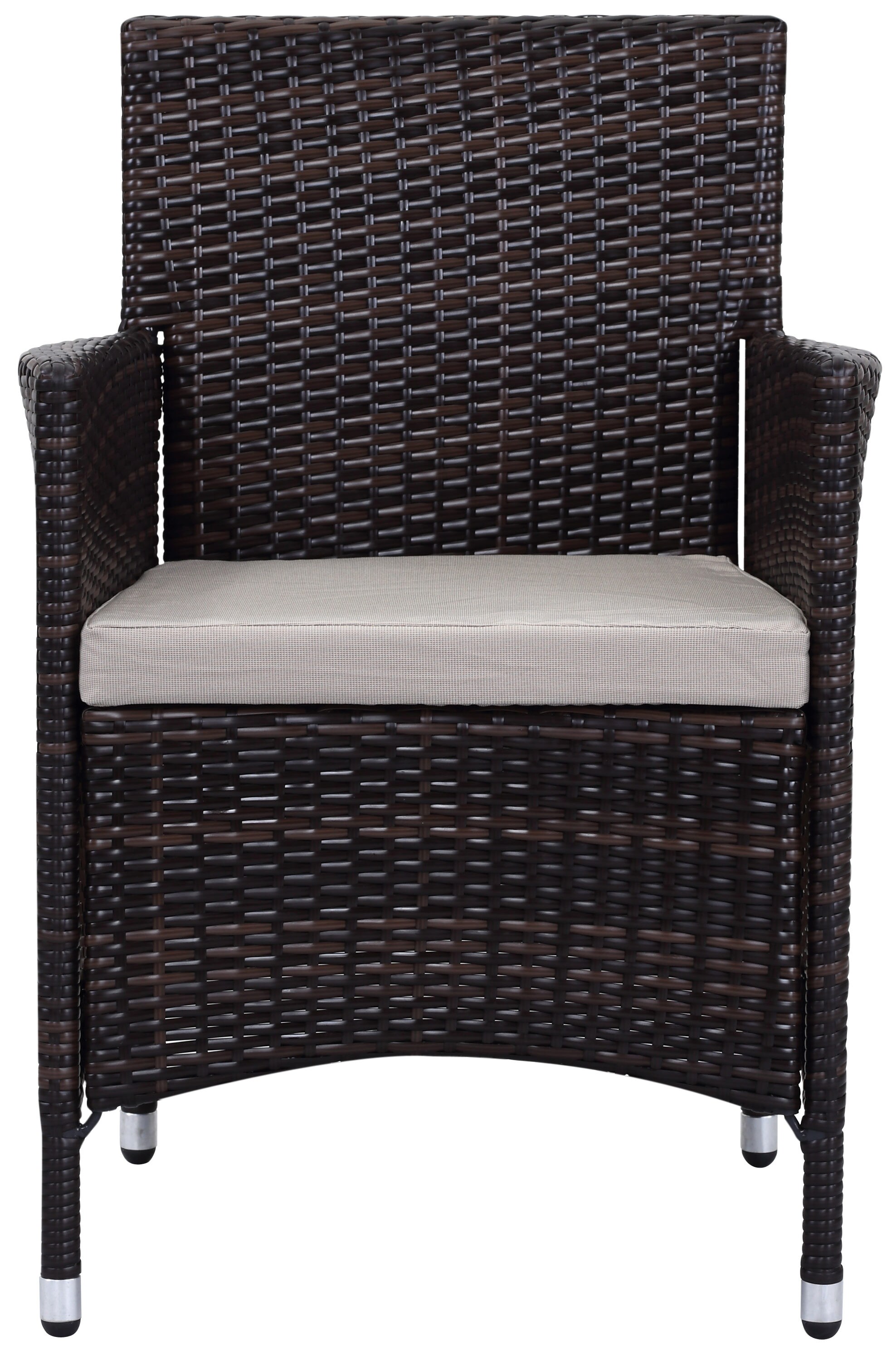 Safavieh Kendrick Set of 2 Wicker Brown Steel Frame Stationary Dining ...