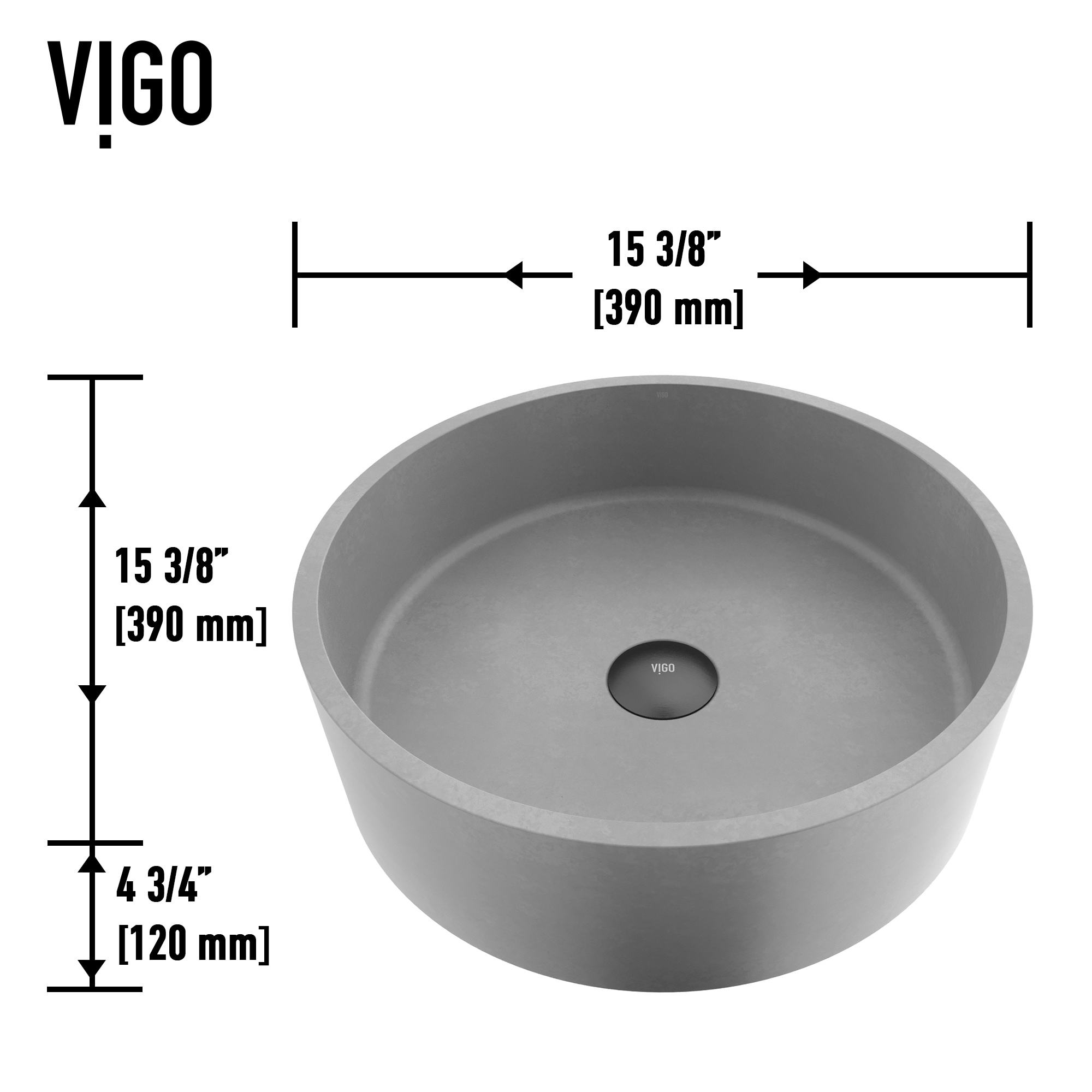 VIGO VG04061 Bath-Sink - View #7