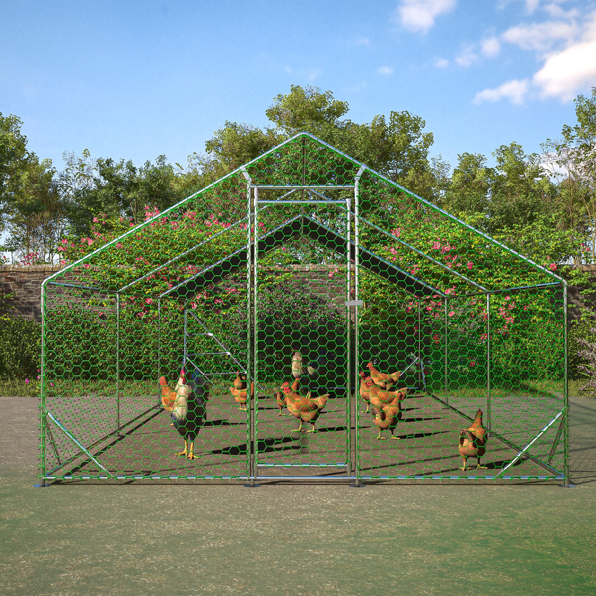 Kahomvis CX-QPW1-5356 Chicken-Coops-Rabbit-Hutches - View #10