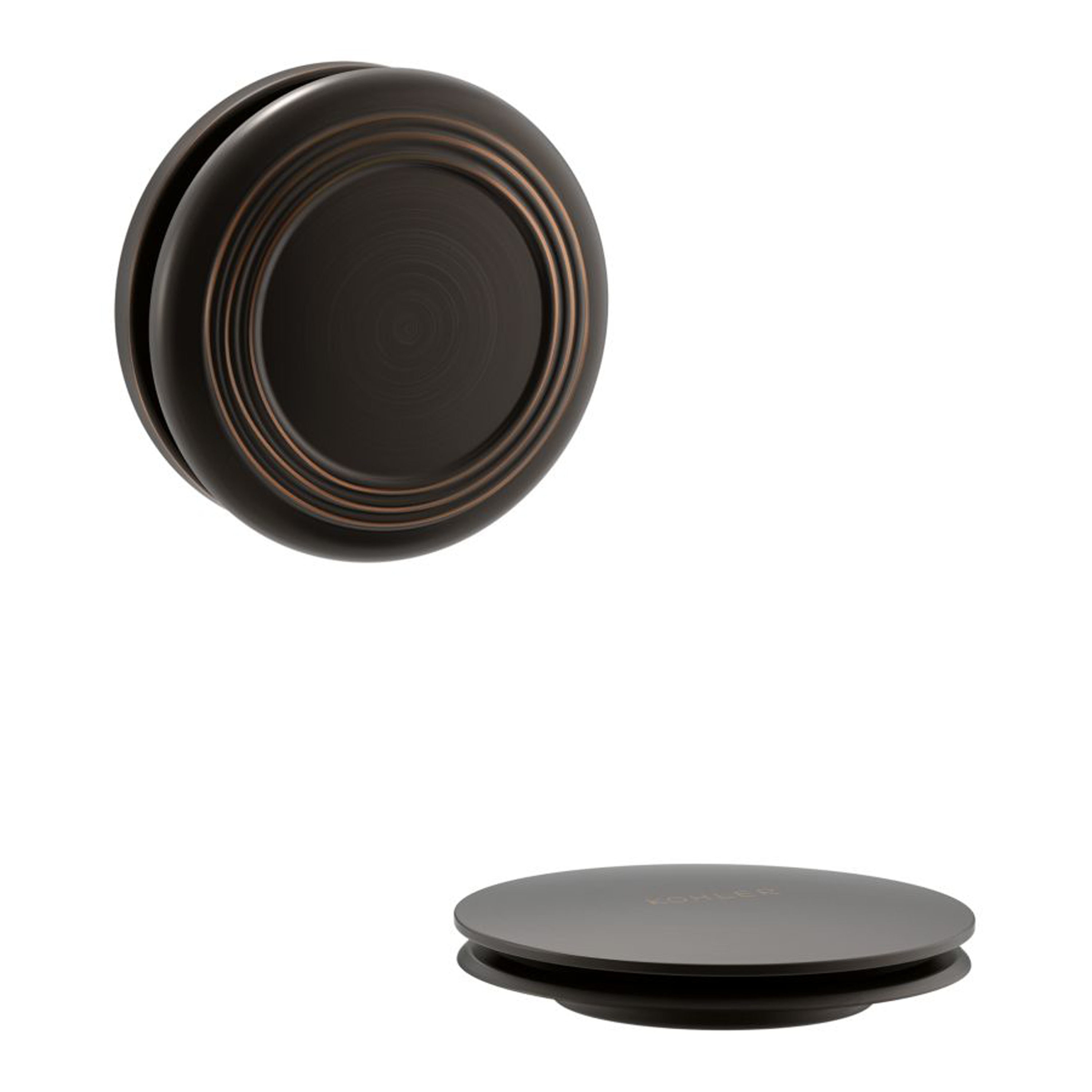 KOHLER T37396-2BZ Traditional 3-in Oil-Rubbed Bronze Round Metal Drain Cover
