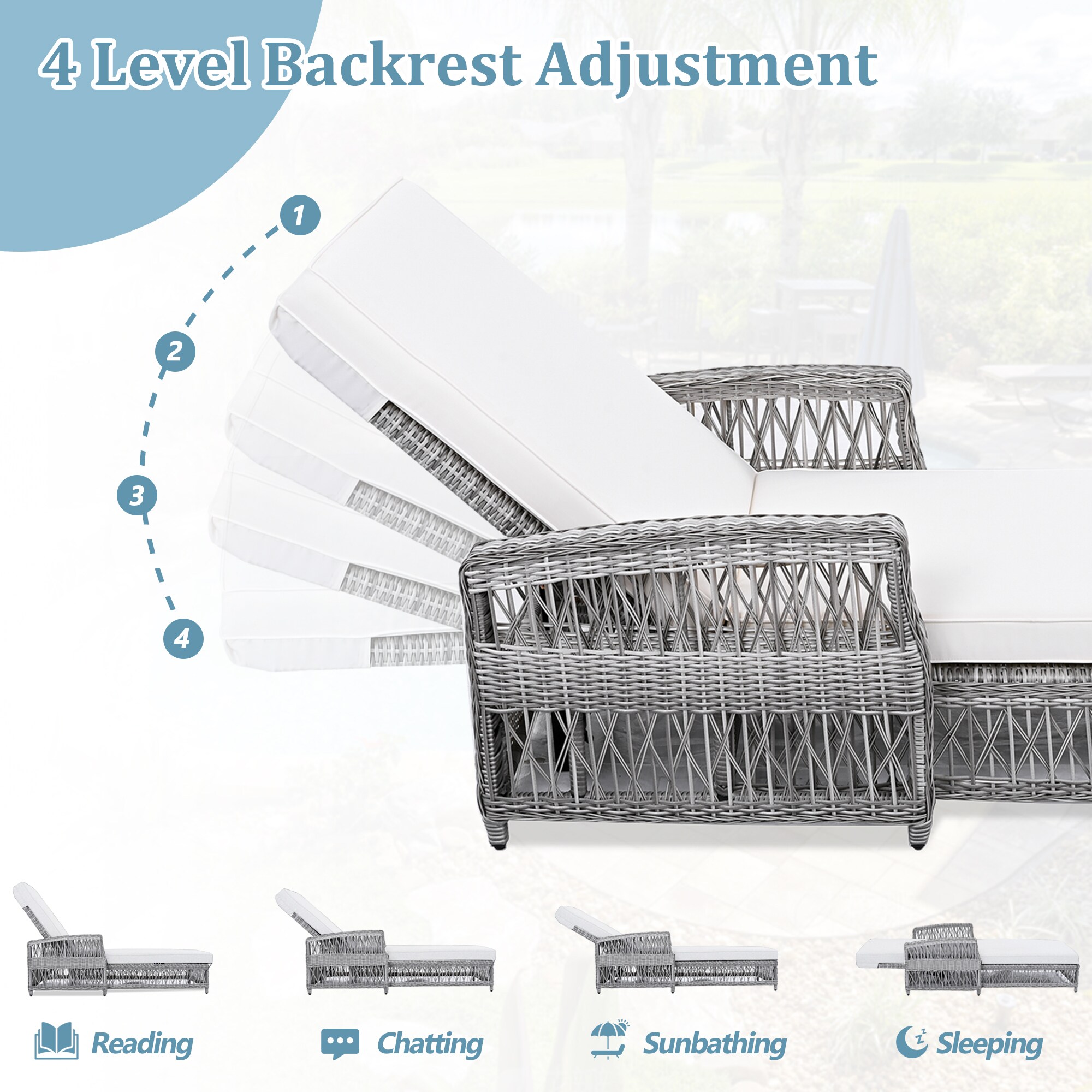 Nestfair FEGO248780A Patio-Chairs - View #4