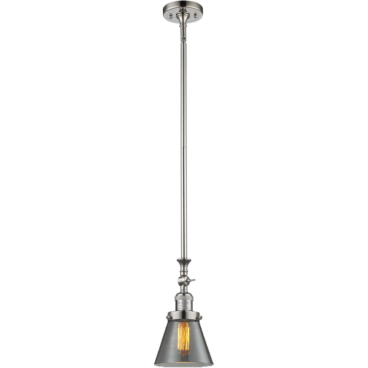 Innovations Lighting 1358165 206-PN-G63-LED Franklin Restoration Cone Mini Pendant
