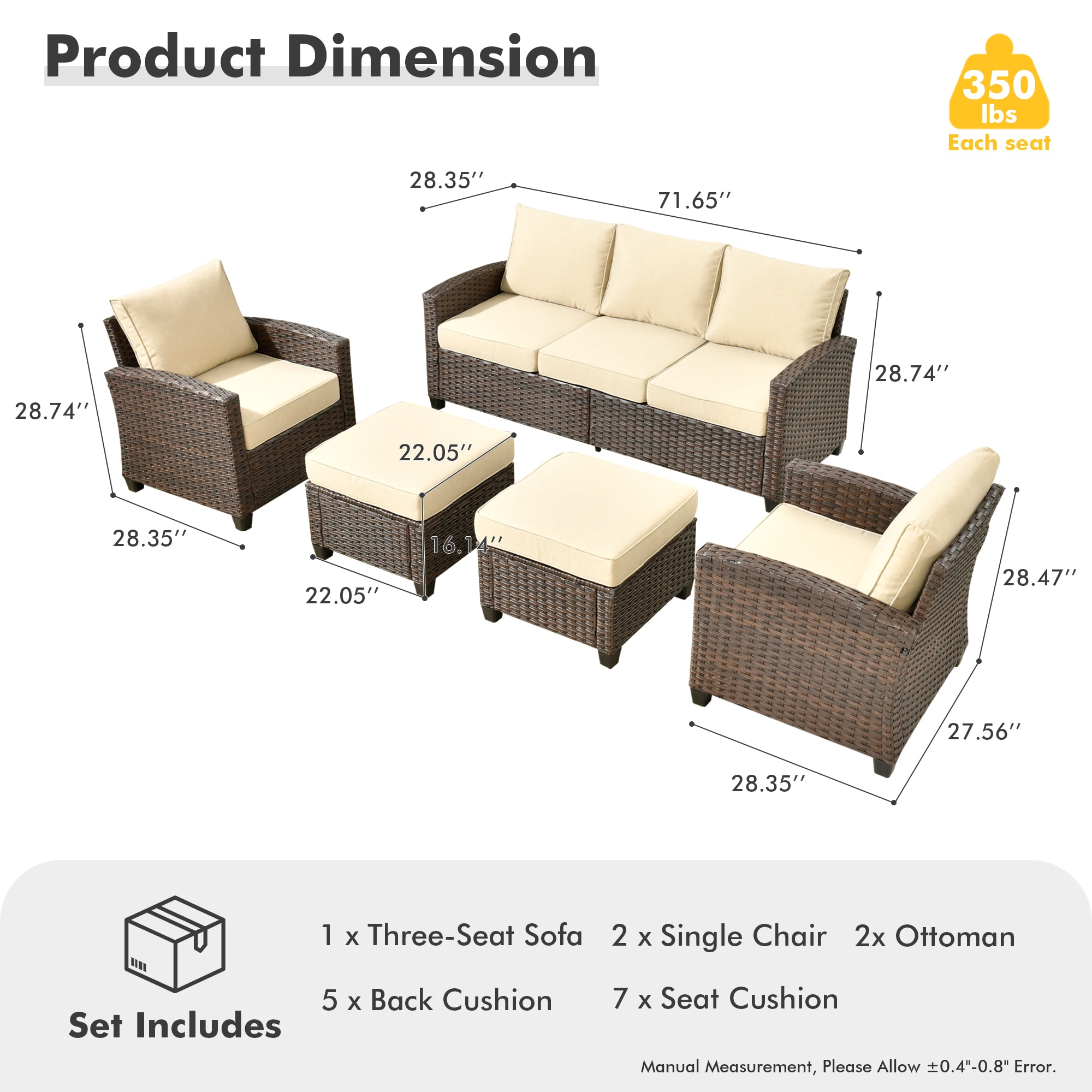 Ovios PR600 Patio-Conversation-Sets - View #6