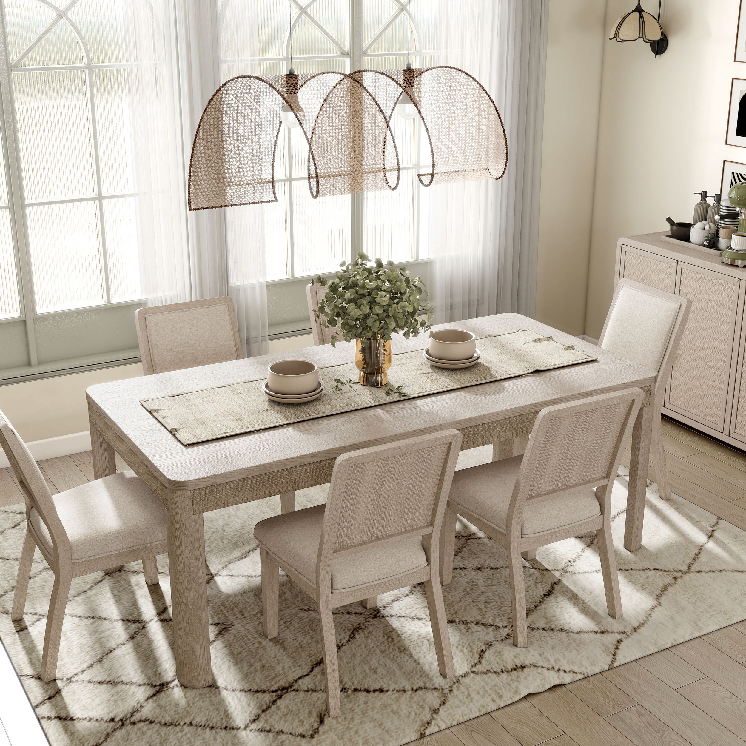 Furniture of America IDF-39016AKT7PC Dining-Sets - View #5