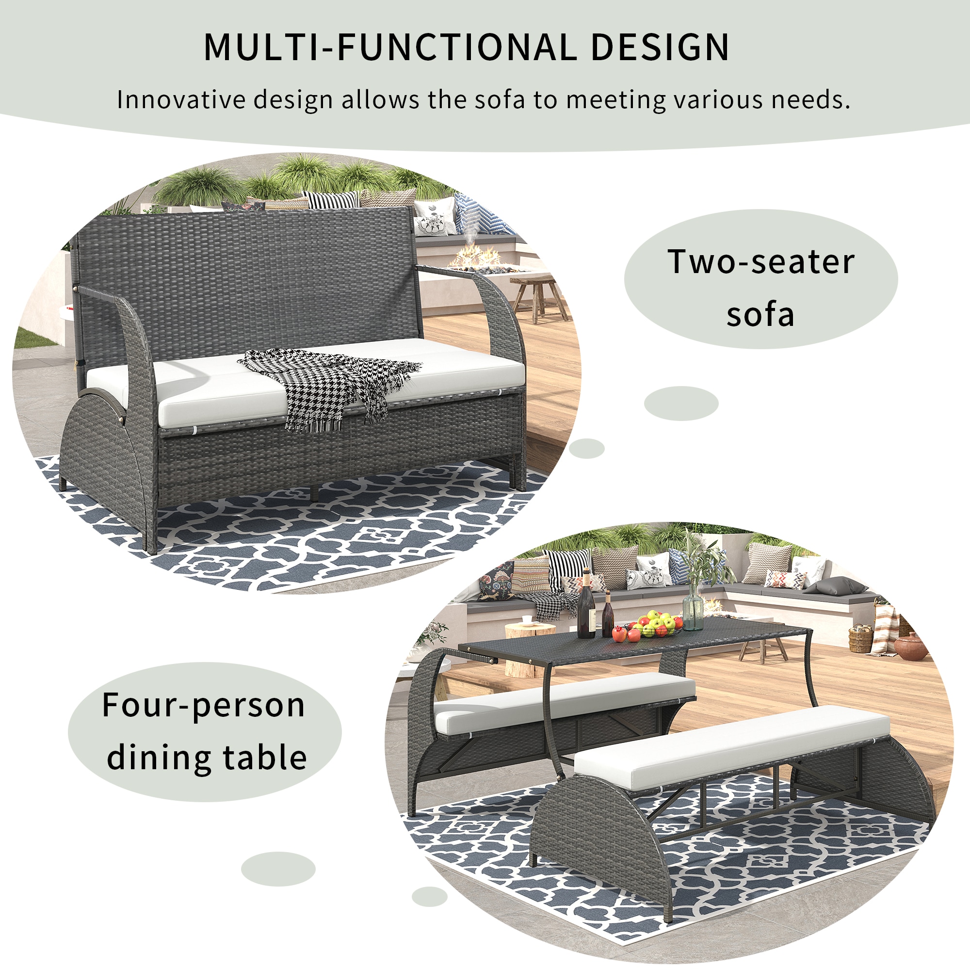 Clihome CL-US-03AAA Patio-Tables - View #3