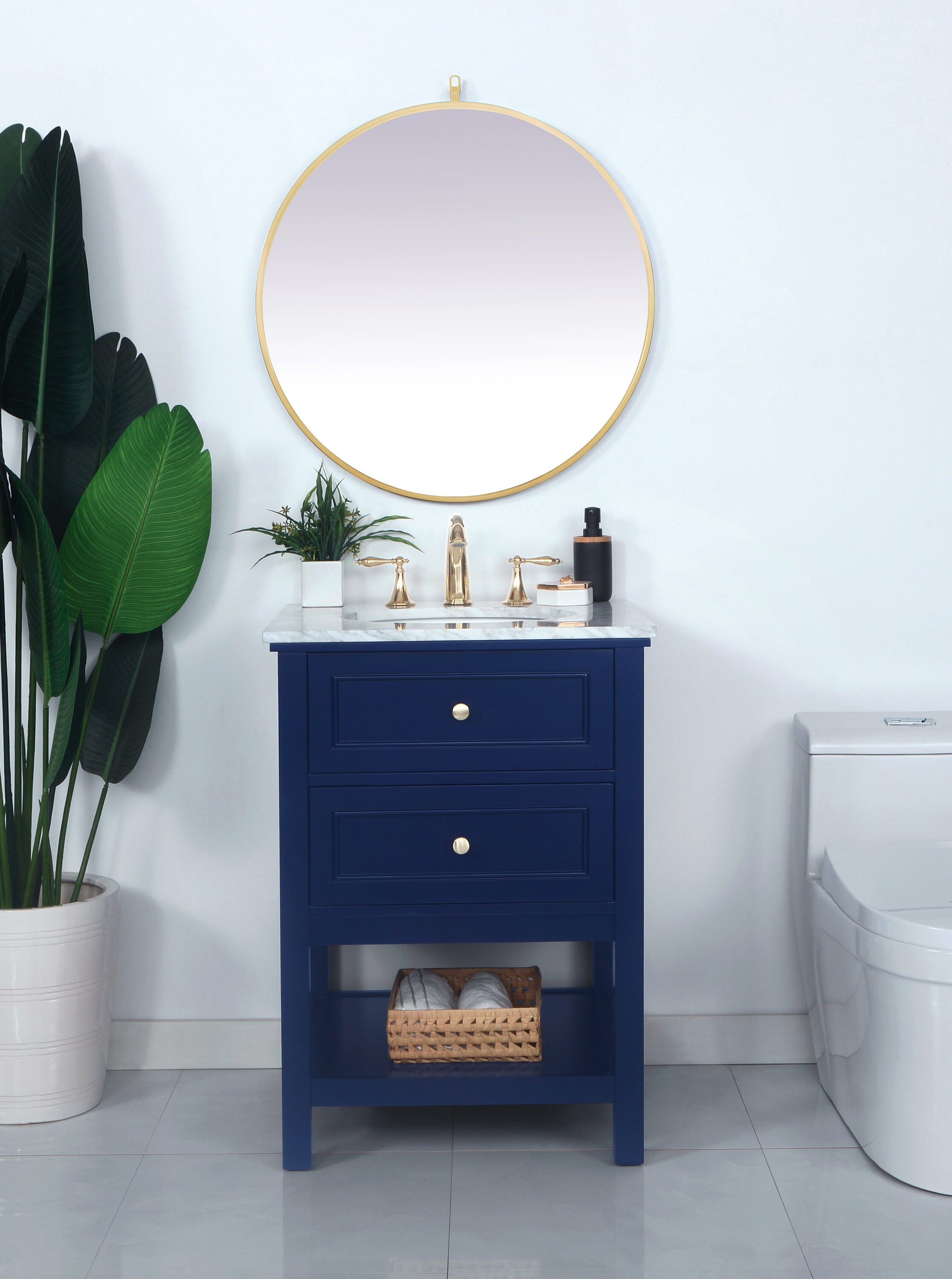 Elegant Decor HF81072BL Bath-Vanity-Combo - View #2