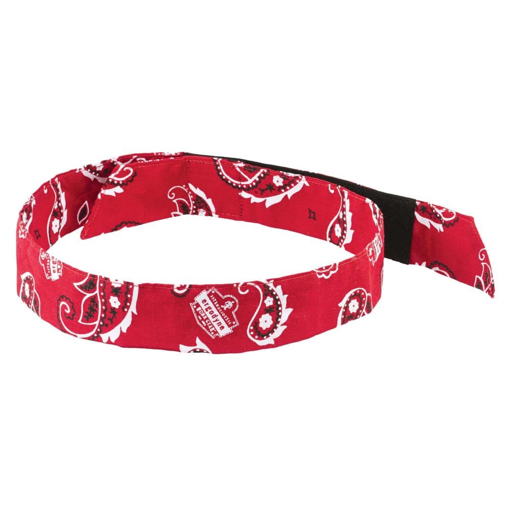 Ergodyne 12315 Red Western Synthetic Bandana ( One size fits most )