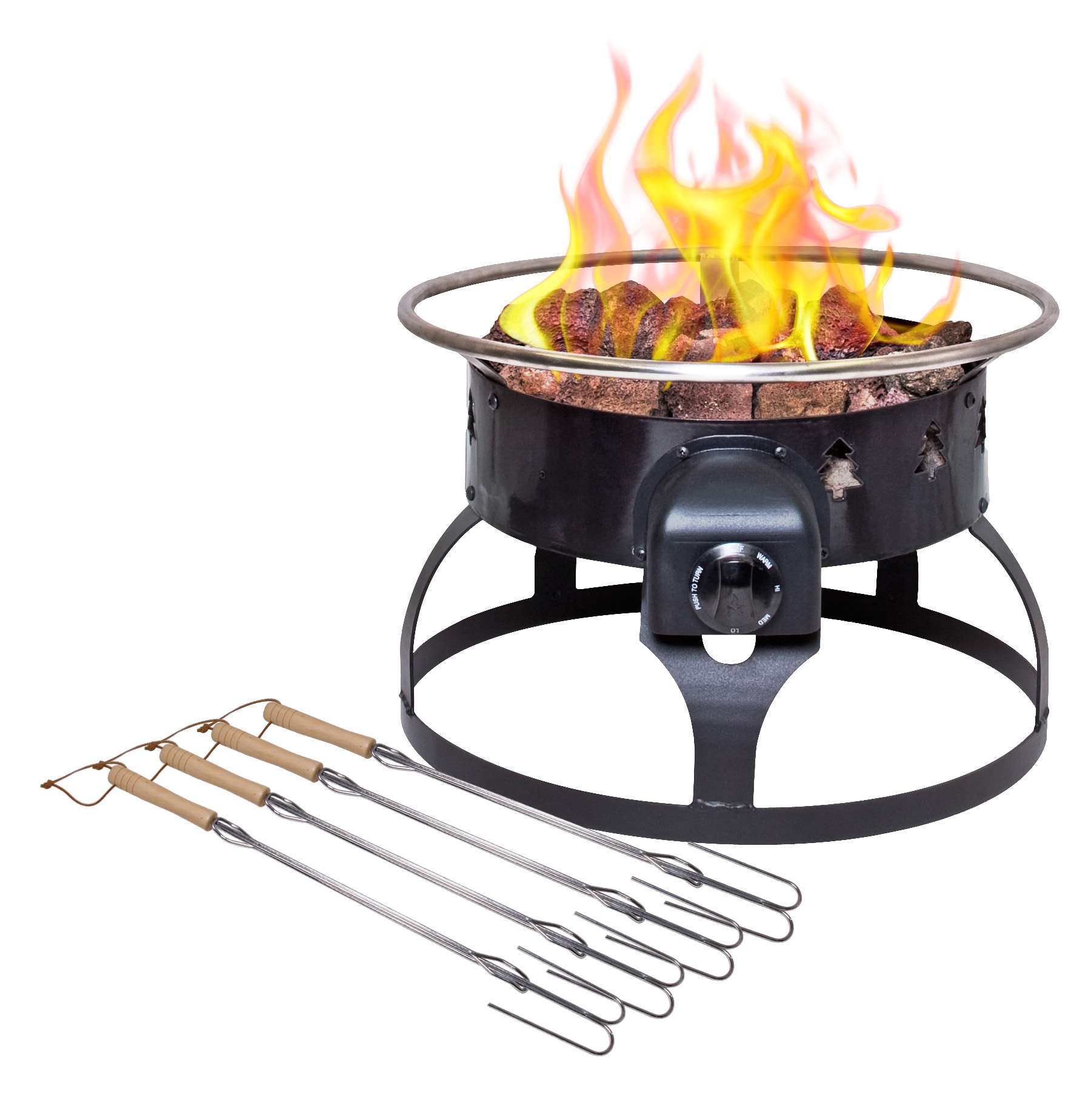 Camp Chef Redwood 19 in W 55000 BTU Black Steel Portable Steel