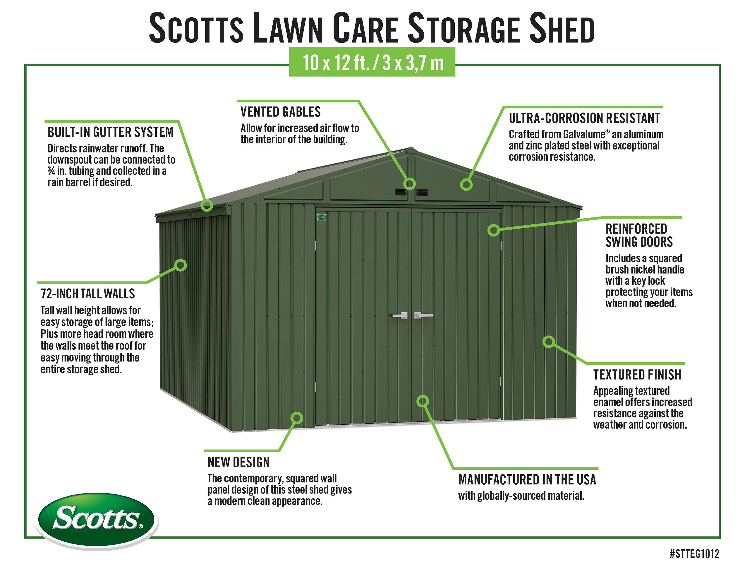 Scotts STTEG1012 Metal-Storage-Buildings-Sheds - View #9