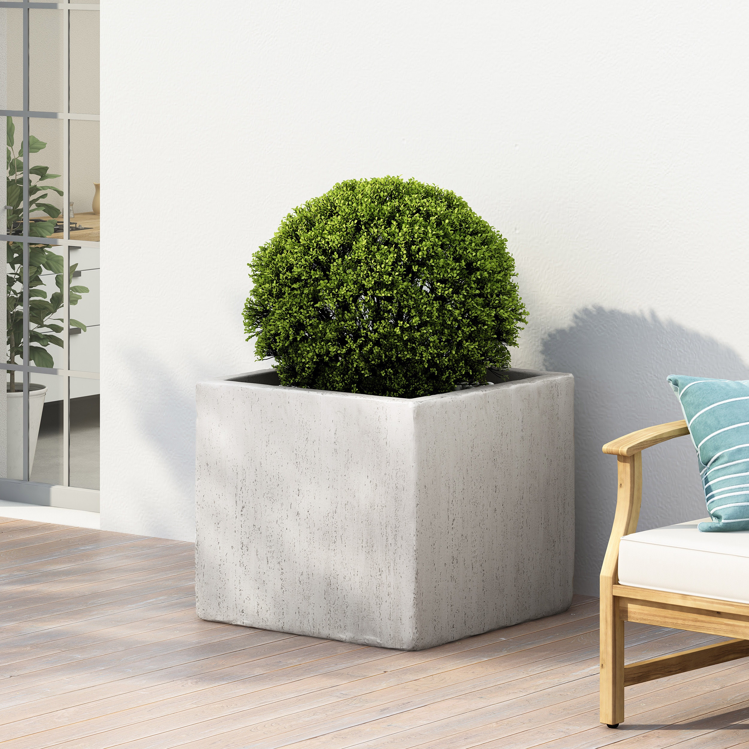 FAVSH LYON-70628.00WHI Planter-Window-Box - View #3