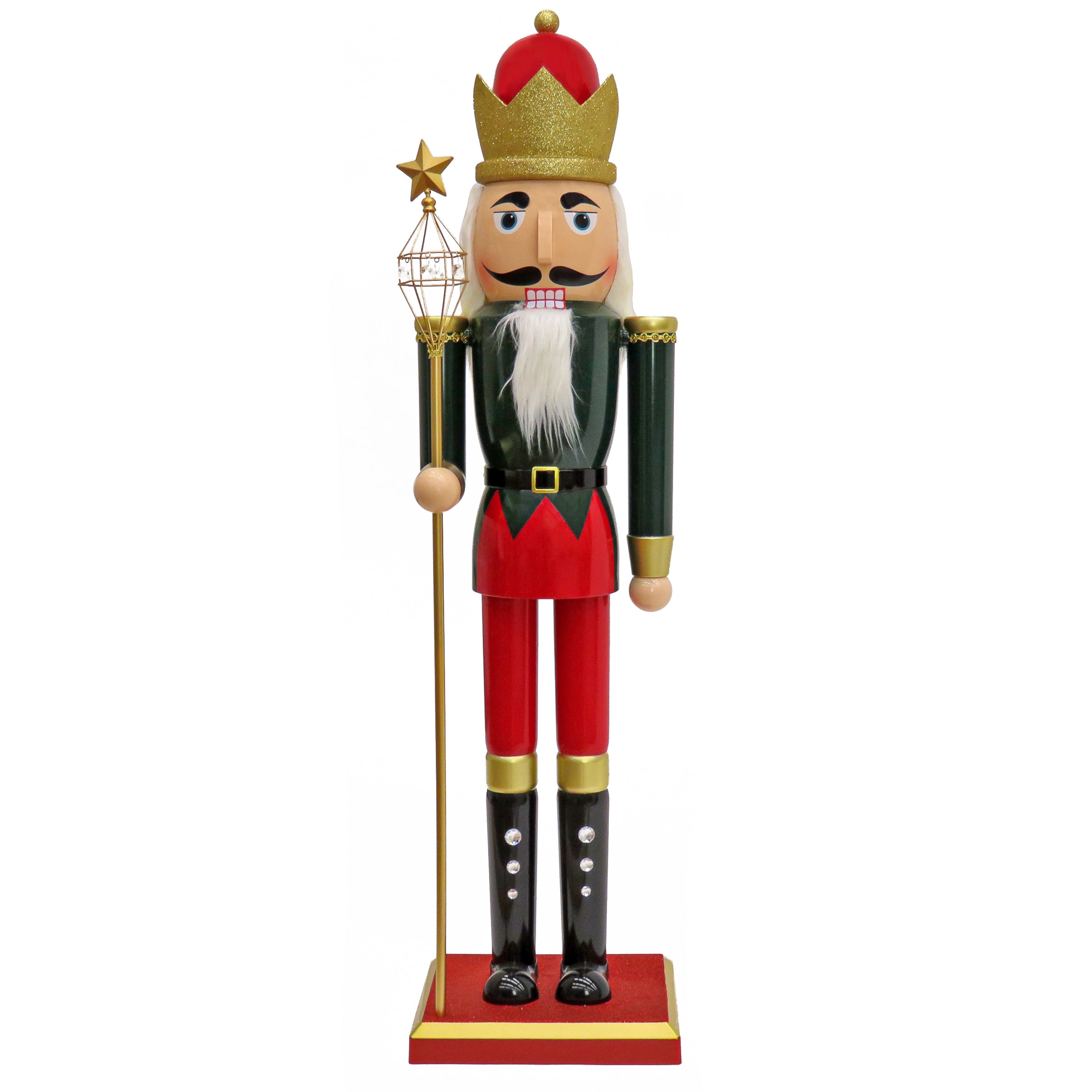 National Tree Company 48-in Nutcracker Free Standing Decoration in the ...