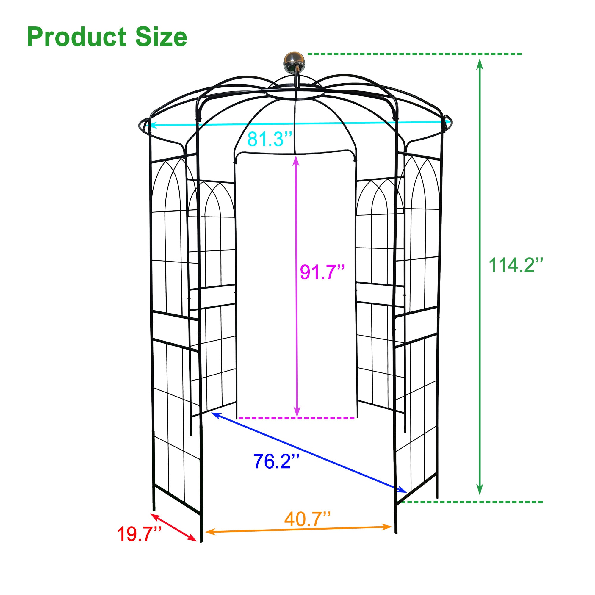 Gaierptone CRXBDVGF9RZ Garden-Arbor - View #8
