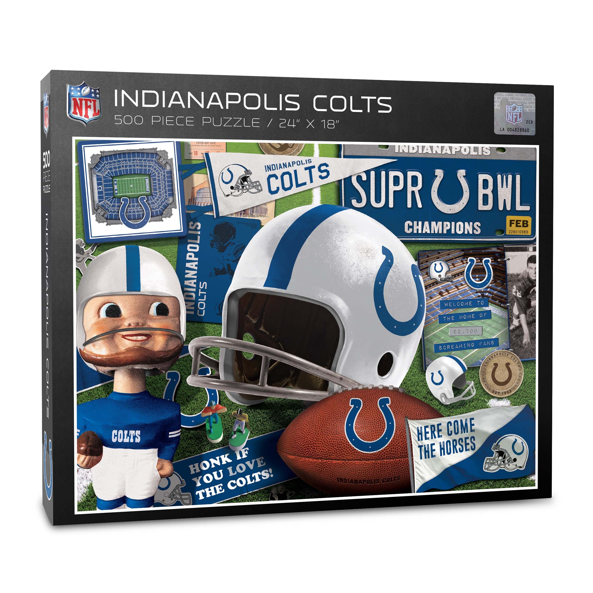 Pets First NFL Indianapolis Colts Portable Pet Water Bottle Travel