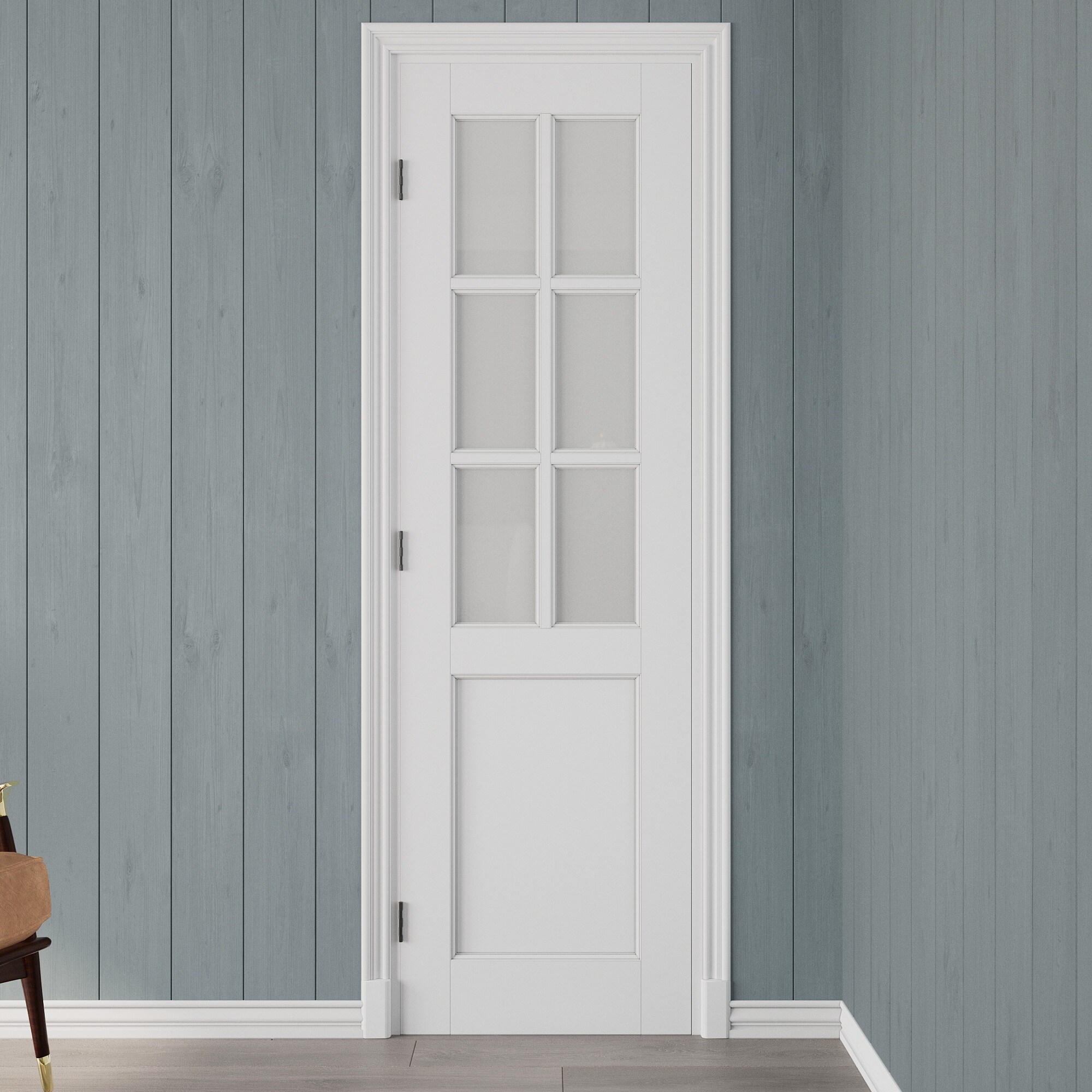 JUJUBON IN-PREPR-FM-6L-24R Pre-Hung-Doors - View #2