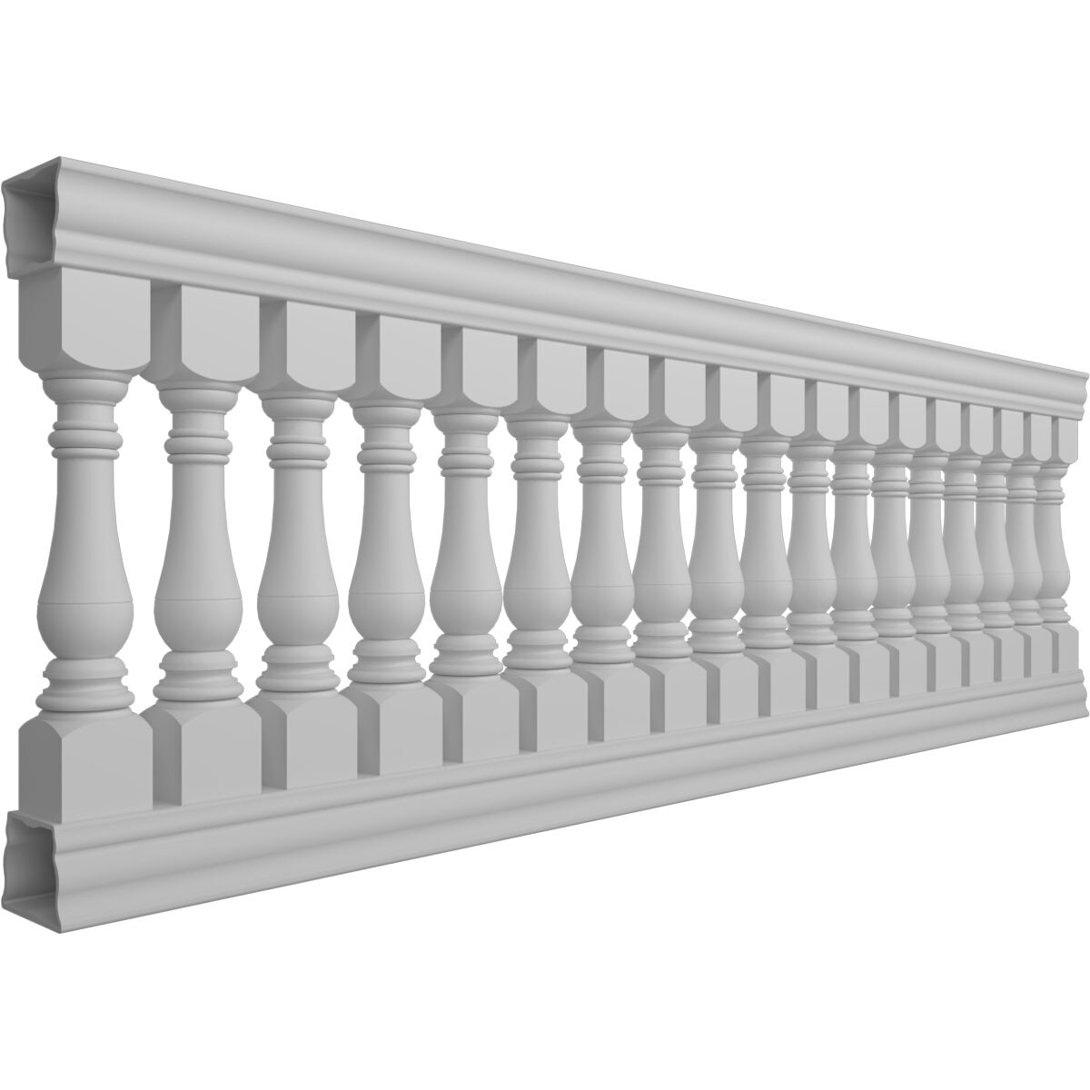 Ekena Millwork BALK42X120BRA railings - View #3