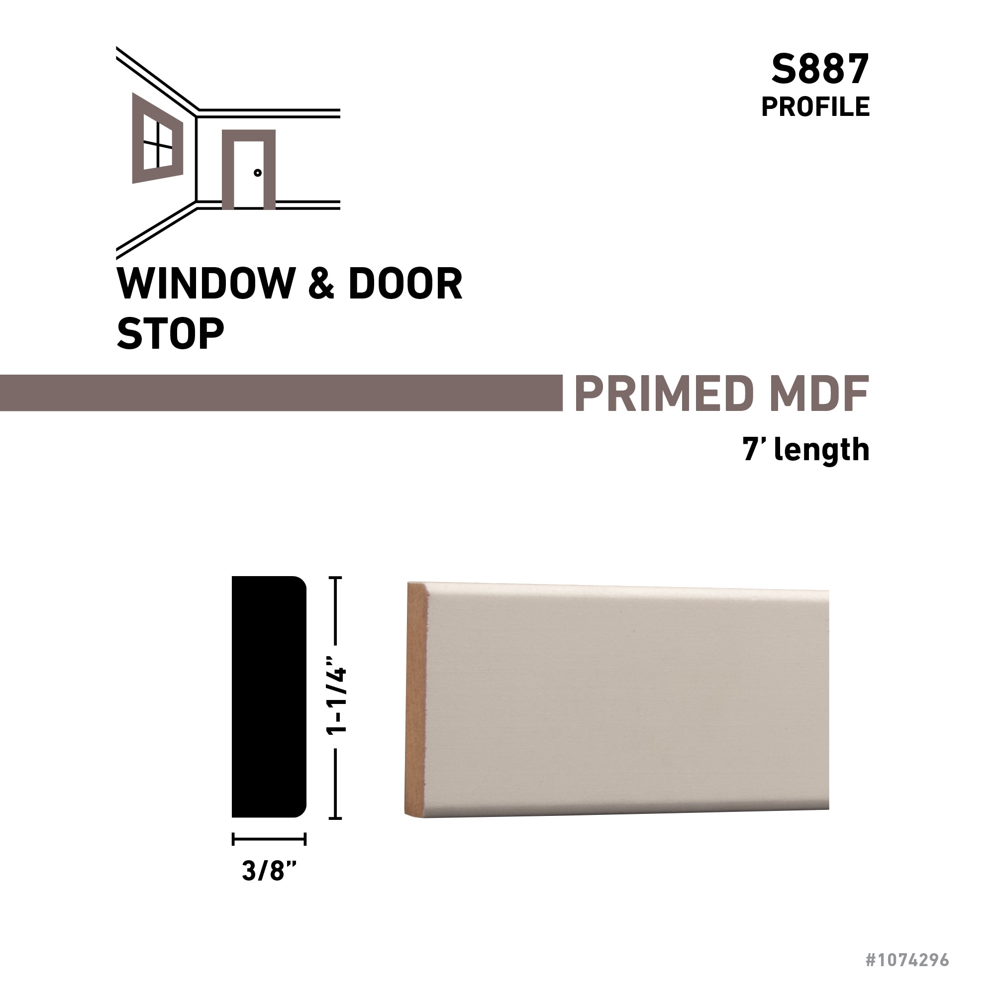 RELIABILT S 887 70 FBDPM Square-Lattice-Moulding - View #5