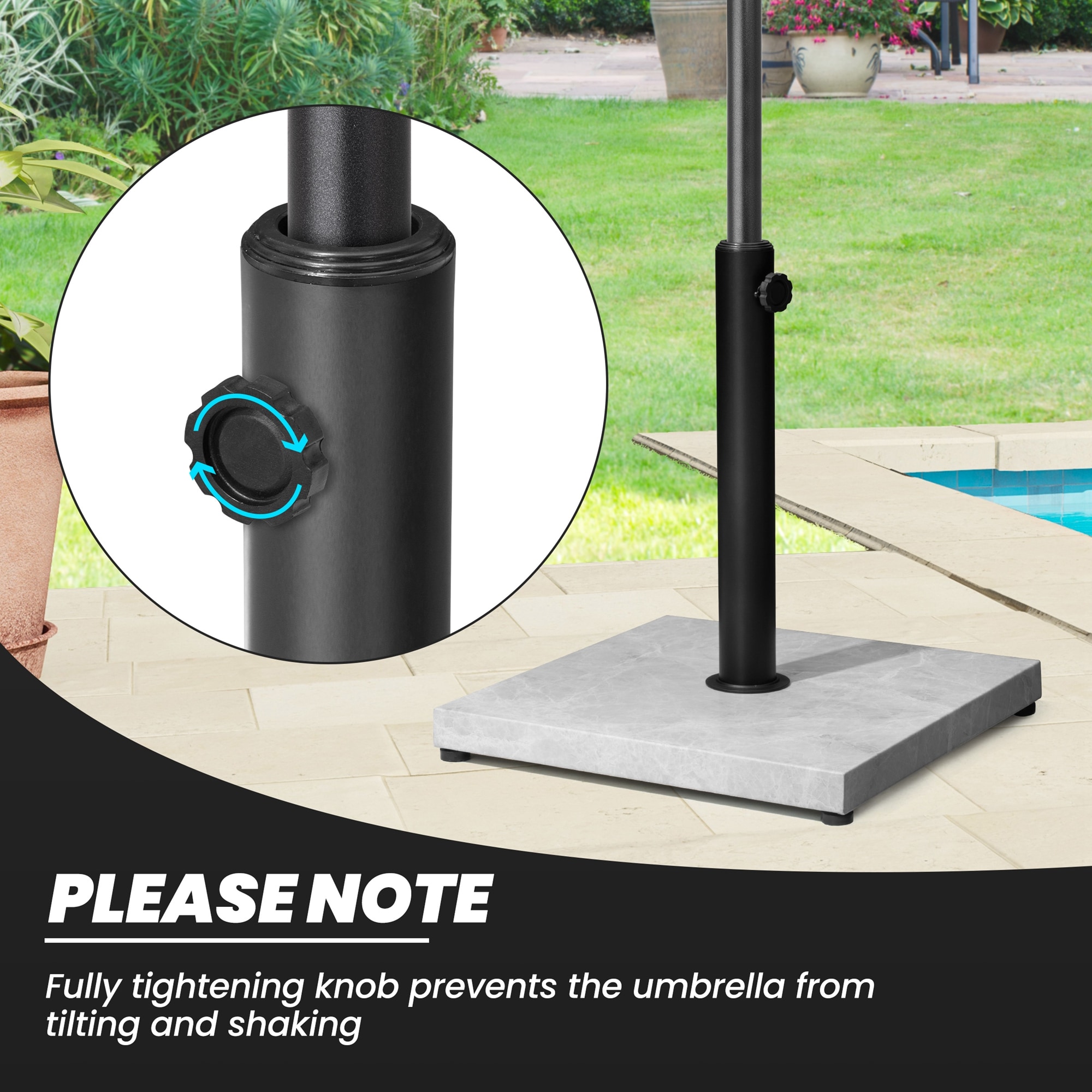 Crestlive Products CL-UB016LGM Umbrella-Bases - View #5