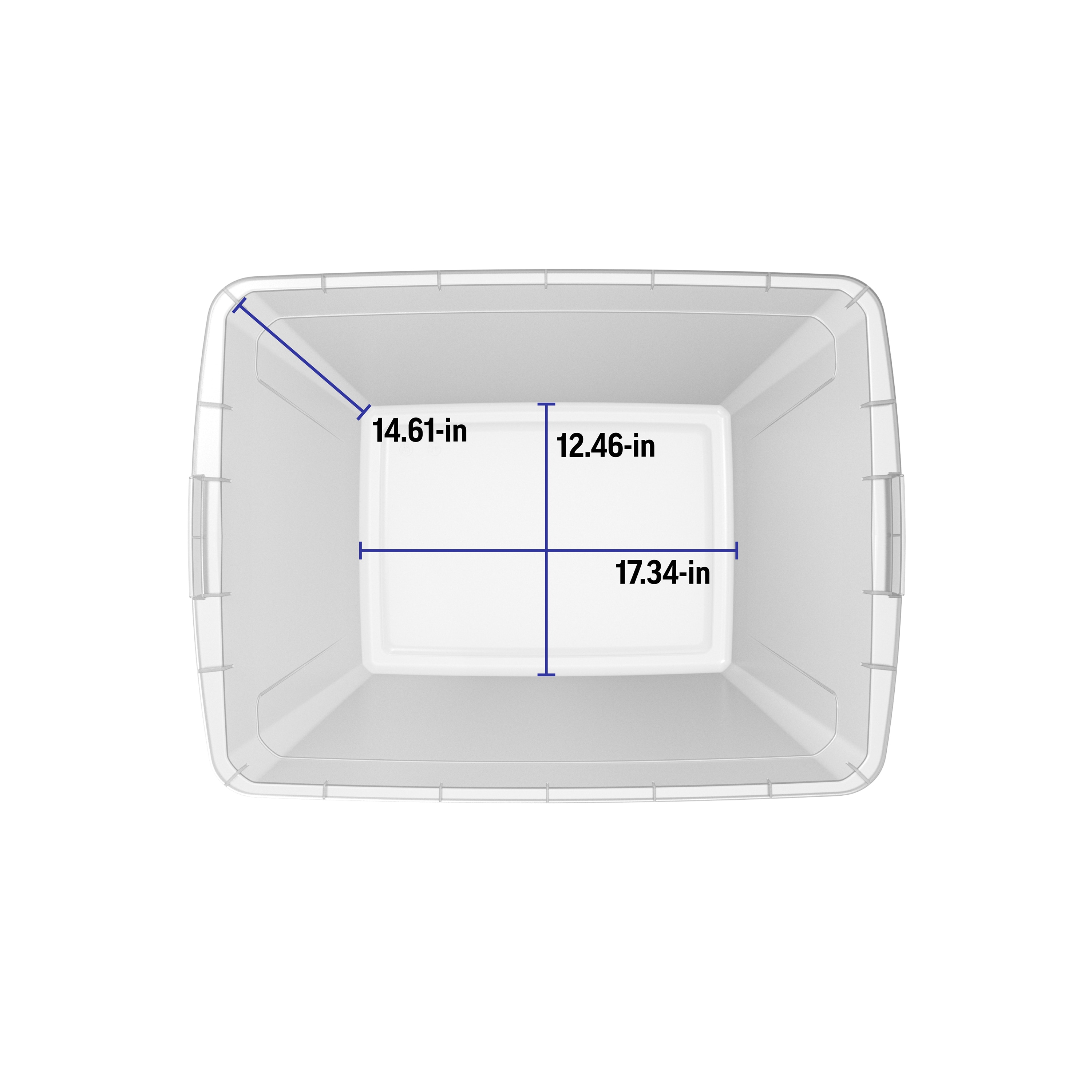 Project Source 7243LWS-010-010 Plastic-Storage-Totes - View #9