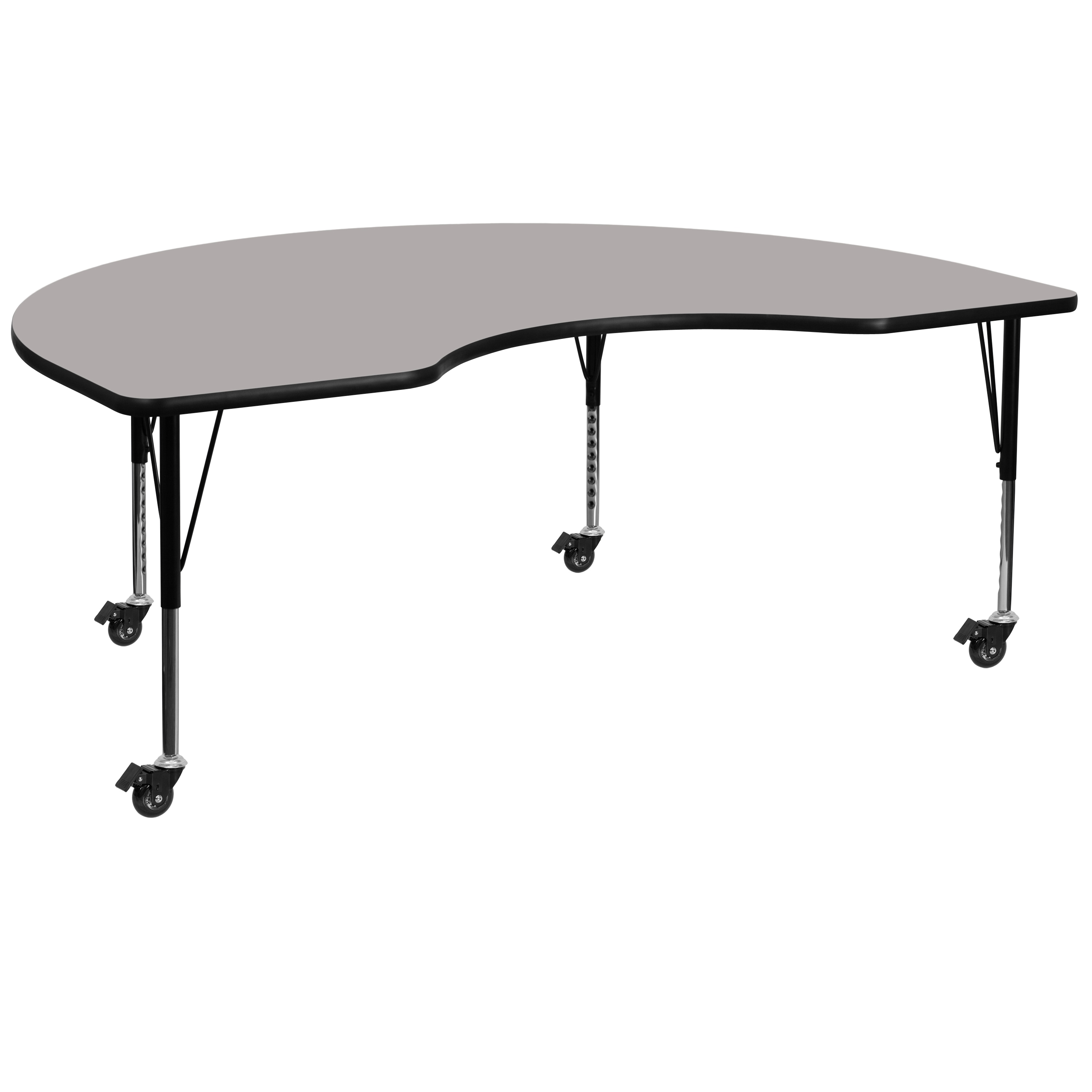 Flash Furniture 847254081344 Wren Gray Half-round Kid's Play Table