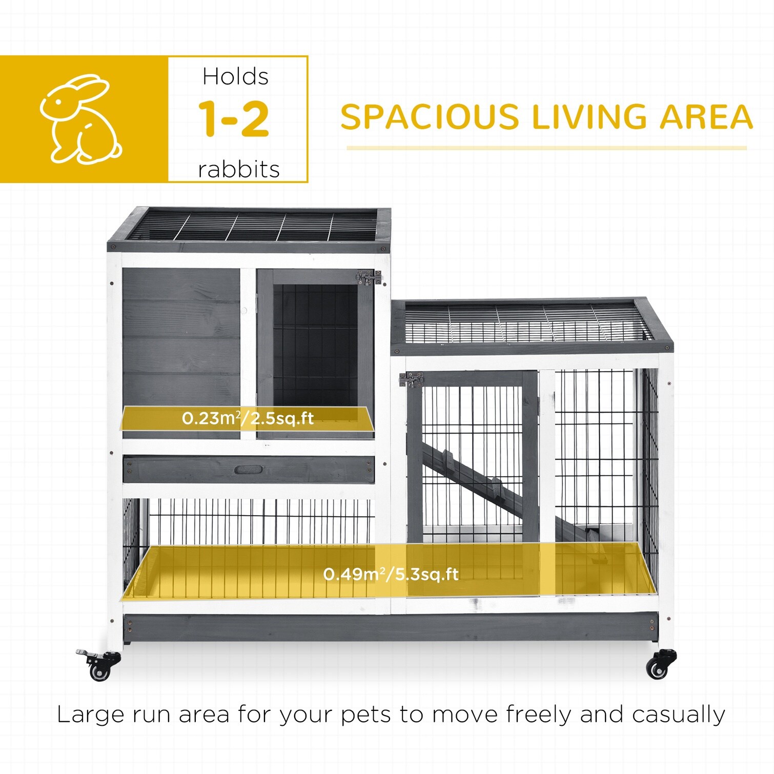 sunjurt UPJ5MFL4I6KD Chicken-Coops-Rabbit-Hutches - View #9