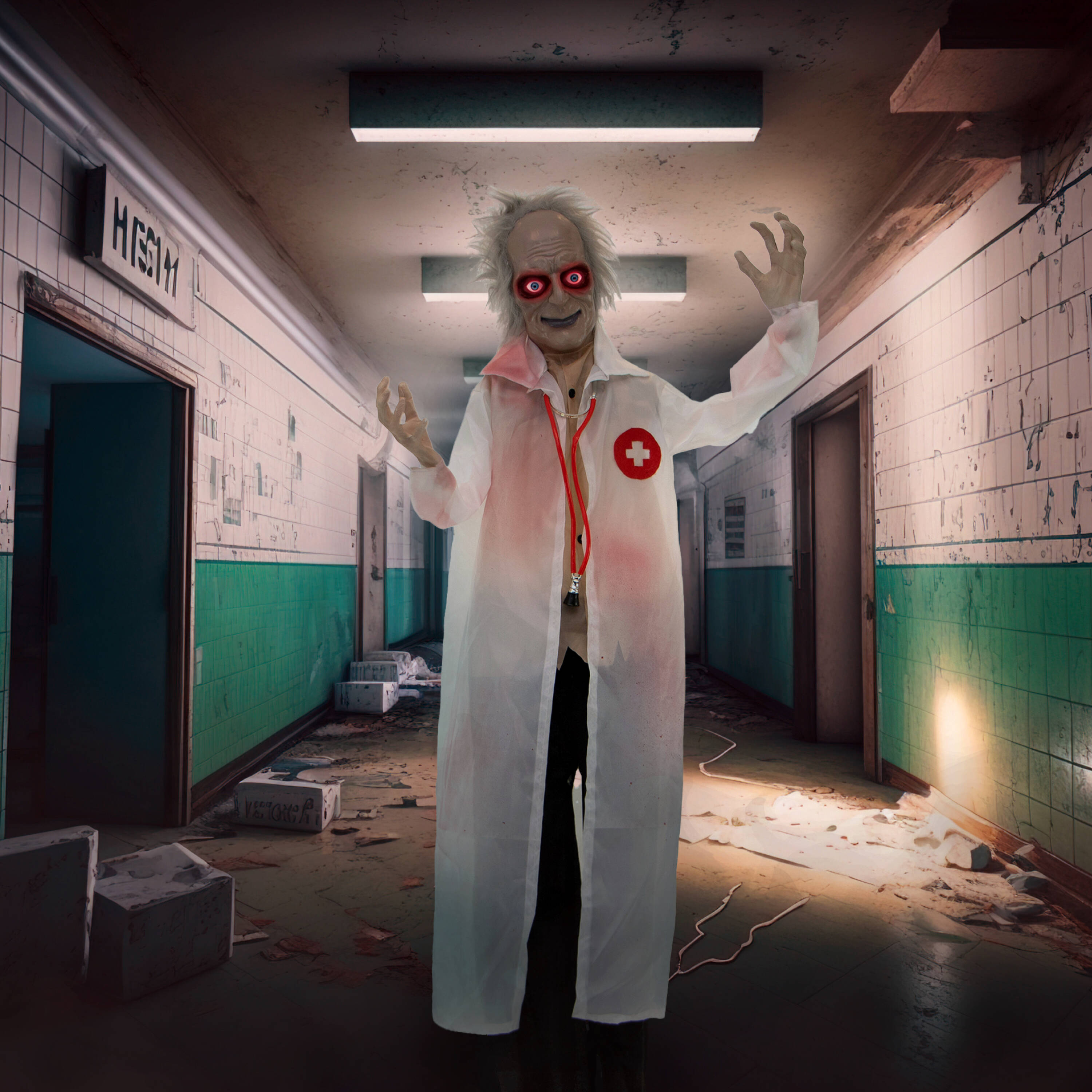 Haunted Hill Farm HHDOC-1FLSA Halloween-Animatronics - View #4