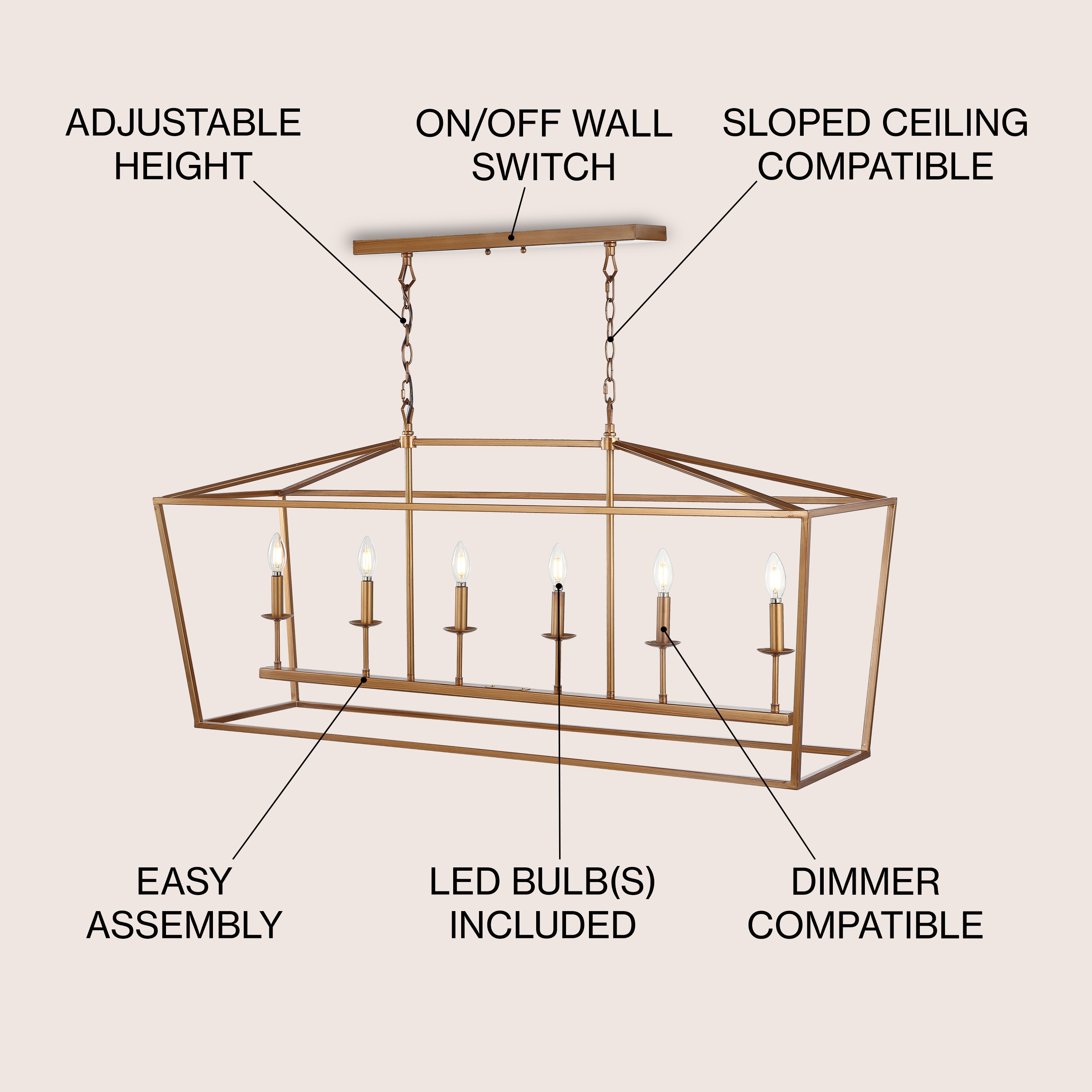 JONATHAN  Y JYL7439B Pendant-Lights - View #3