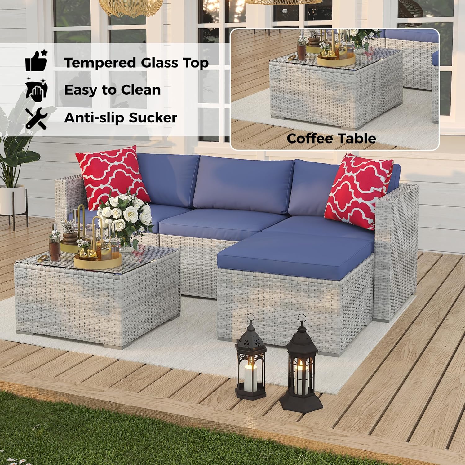 Qeetex LHF-DYQ-PHO-34UKWCX9 Patio-Dining-Sets - View #4