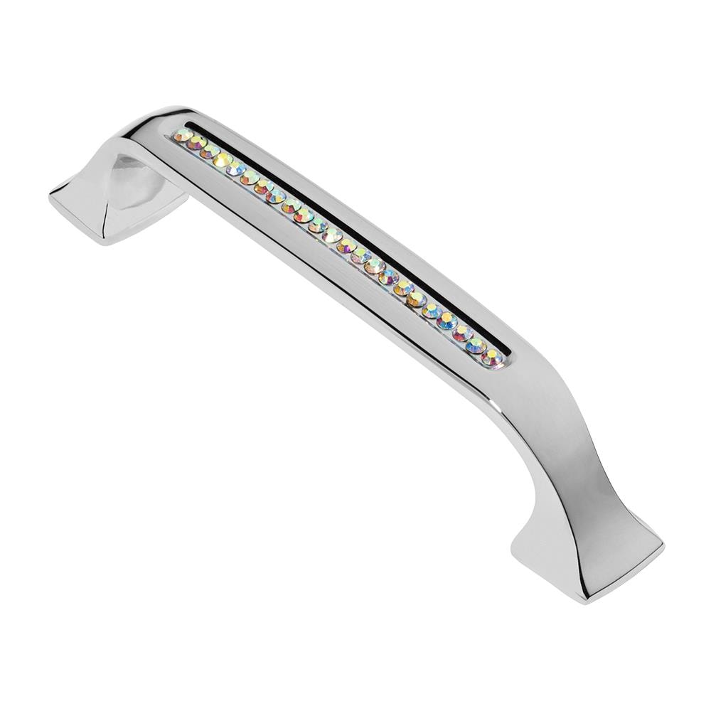 Wisdom Stone 411196CH-MU Bellissima 3-3/4-in , 96mm Center to Center Polished Chrome Arch Handle