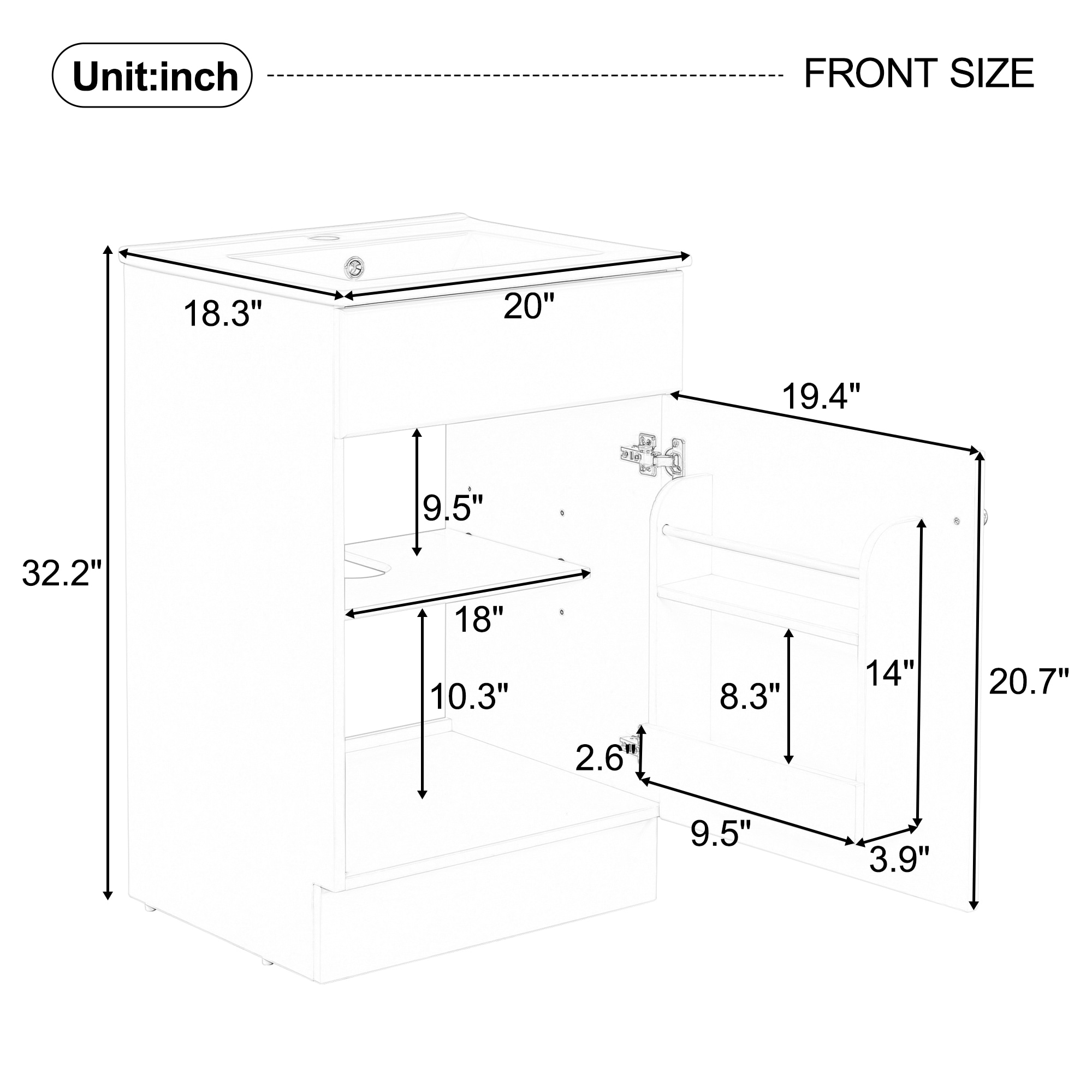 Christopher Knight Home 324521 Bedroom-Vanities - View #8