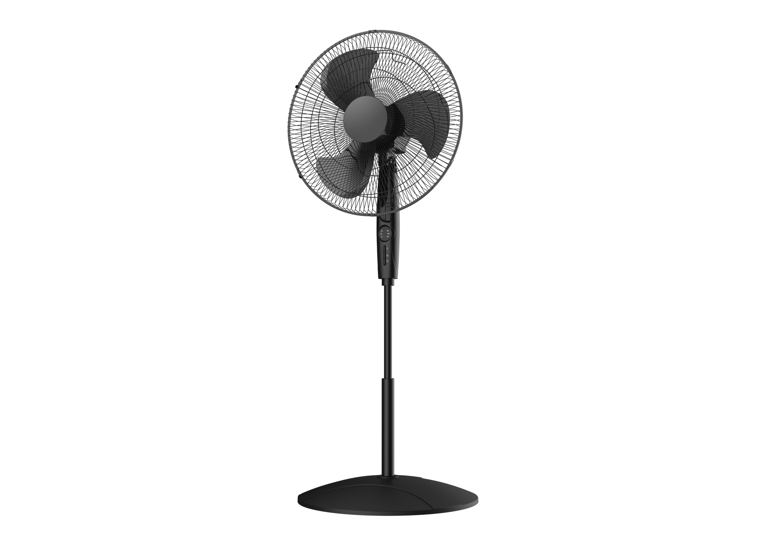 Utilitech 18-in 3-Speed Indoor Black Pedestal Fan with in the Portable Fans department at Lowes.com