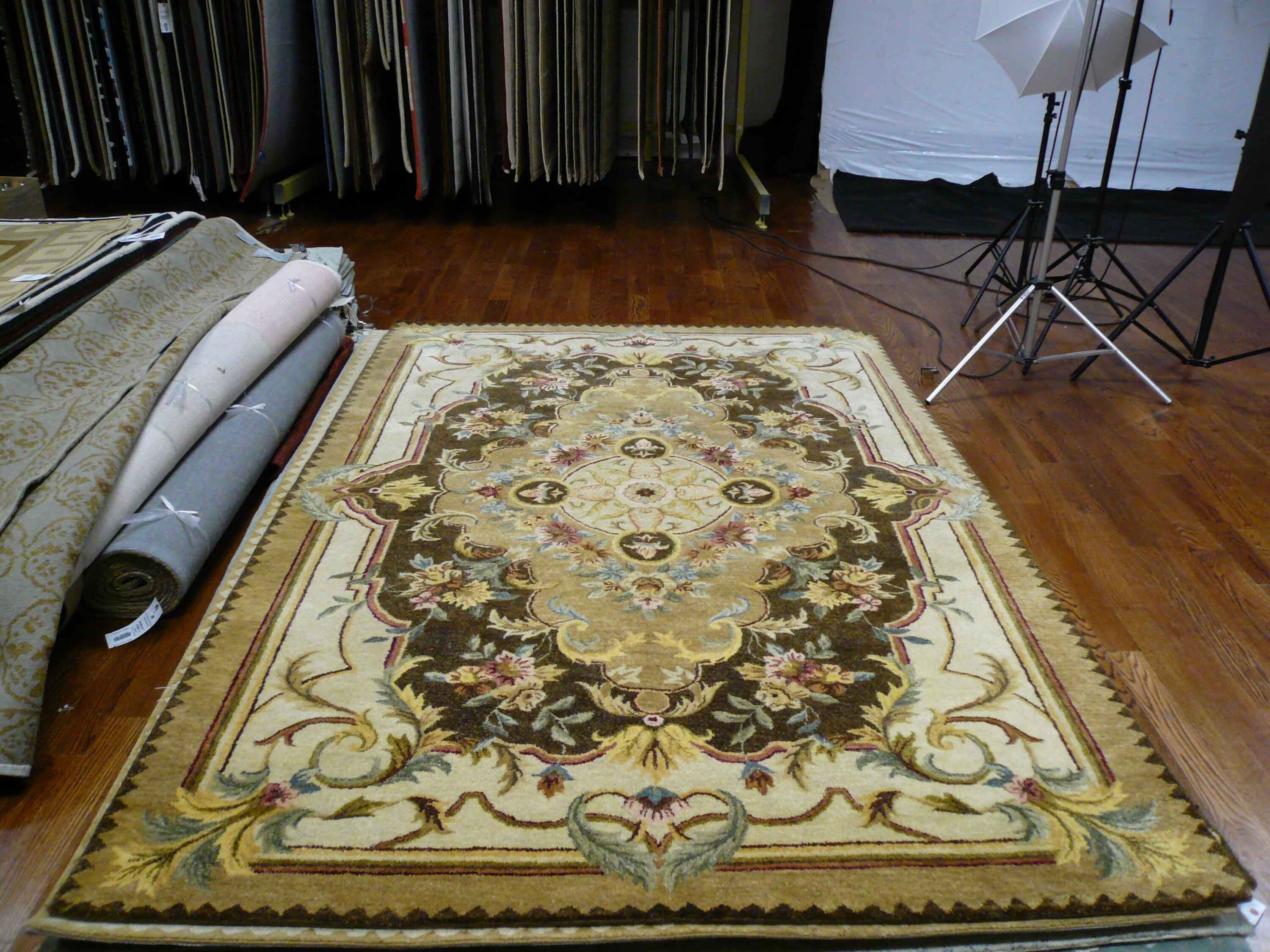 Empire Tufted Rug 823B Brn/Bge 6 x 9 Rectangular Area rug