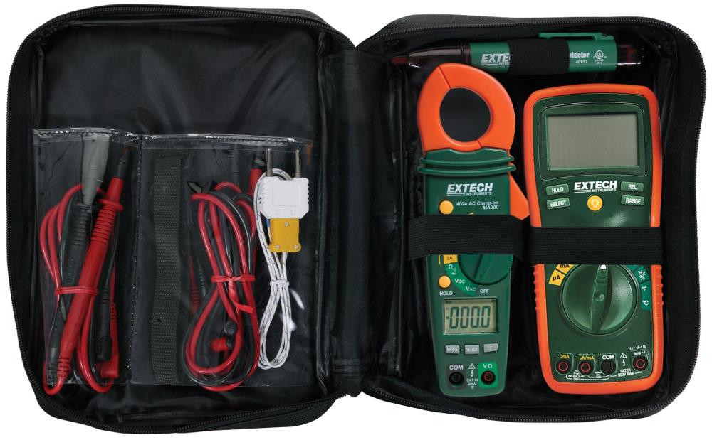 Extech TK430 Non-contact Digital Clamp Meter Multimeter 750-Volt