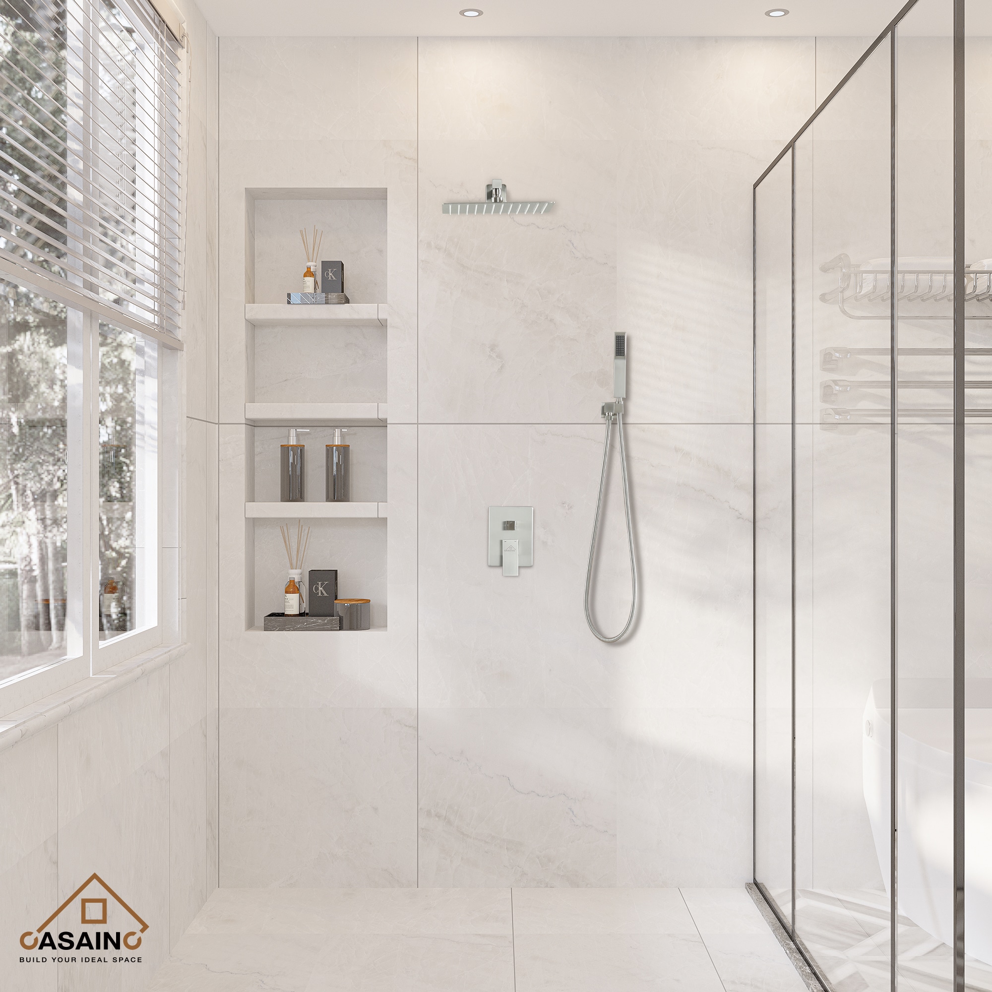 CASAINC CS3502-12BN Showerhead-Bar-Panels - View #2