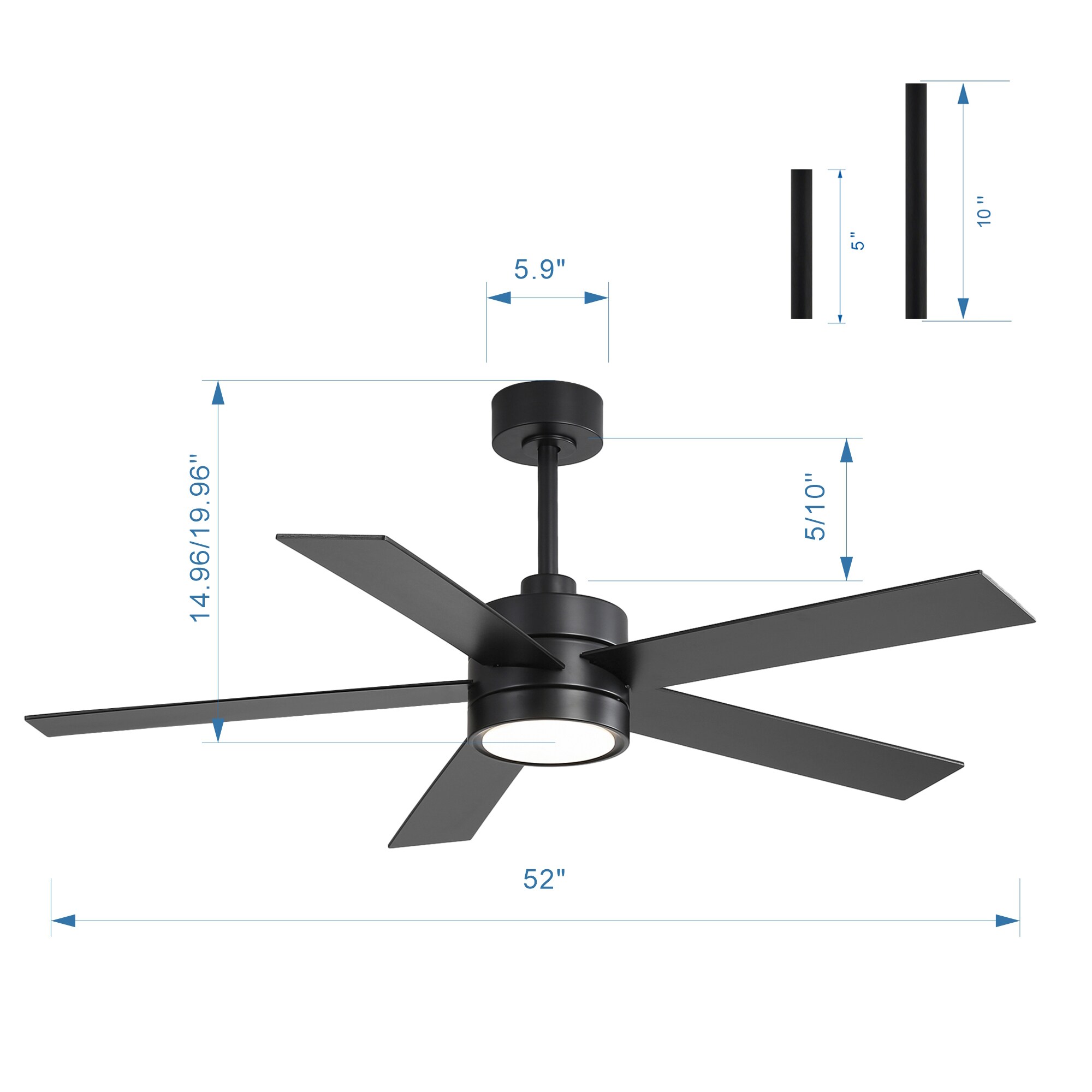 Flashwind A37ZY32006ABF Ceiling-Fans - View #3