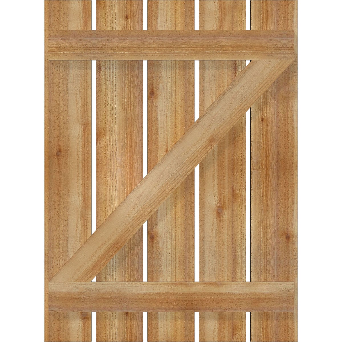 Ekena Millwork RBS06Z29X039RWR Exterior-Shutters - View #5
