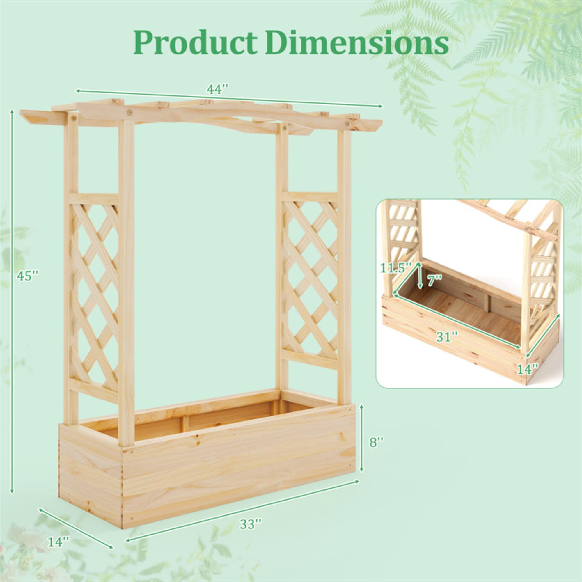 BABOOM BOM-GT4336-CO Raised-Planter-Boxes - View #5