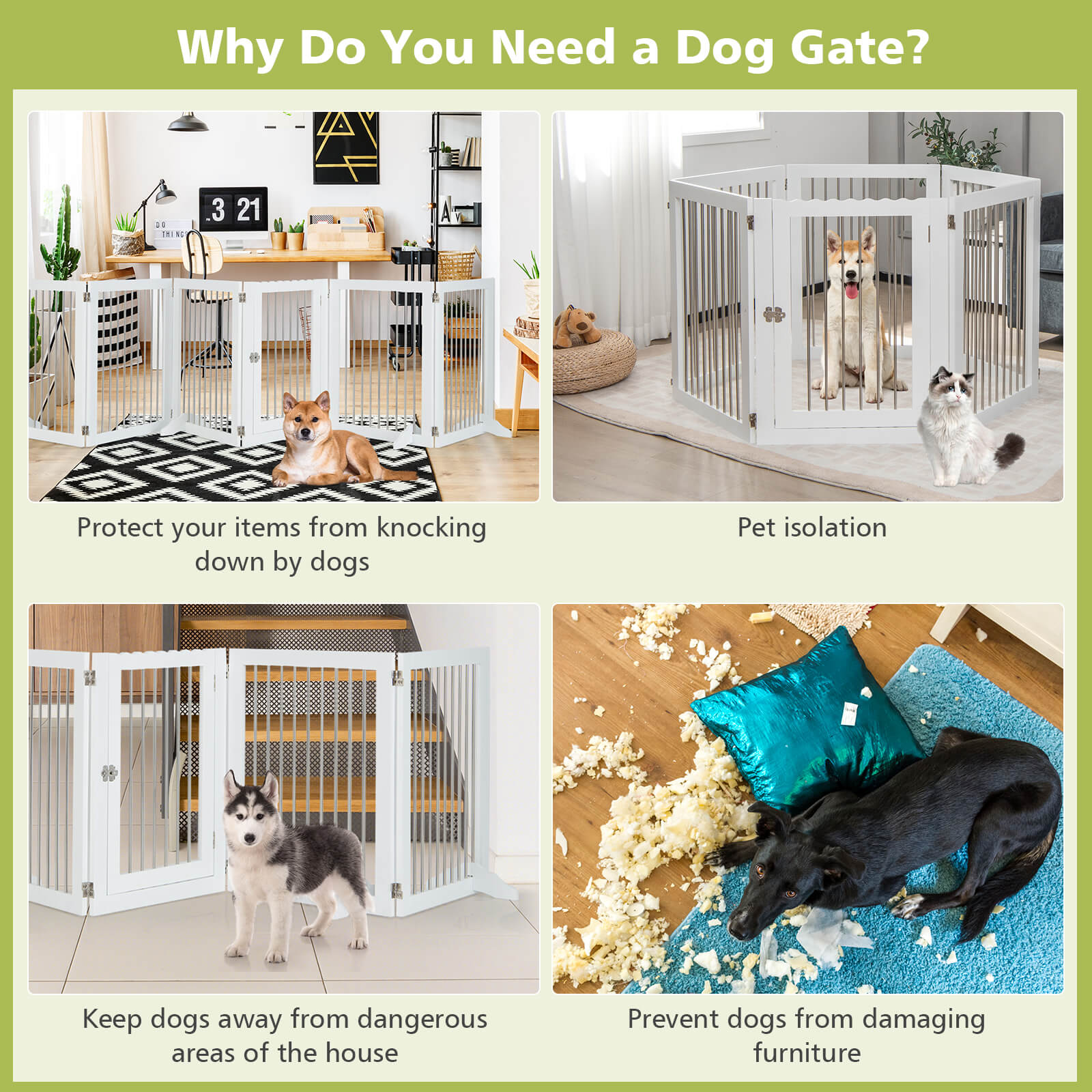 LIVIZA PH10023WH Pet-Gates - View #7