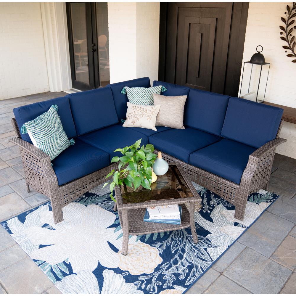 Leisure Made 638954-NVY Patio-Conversation-Sets - View #3
