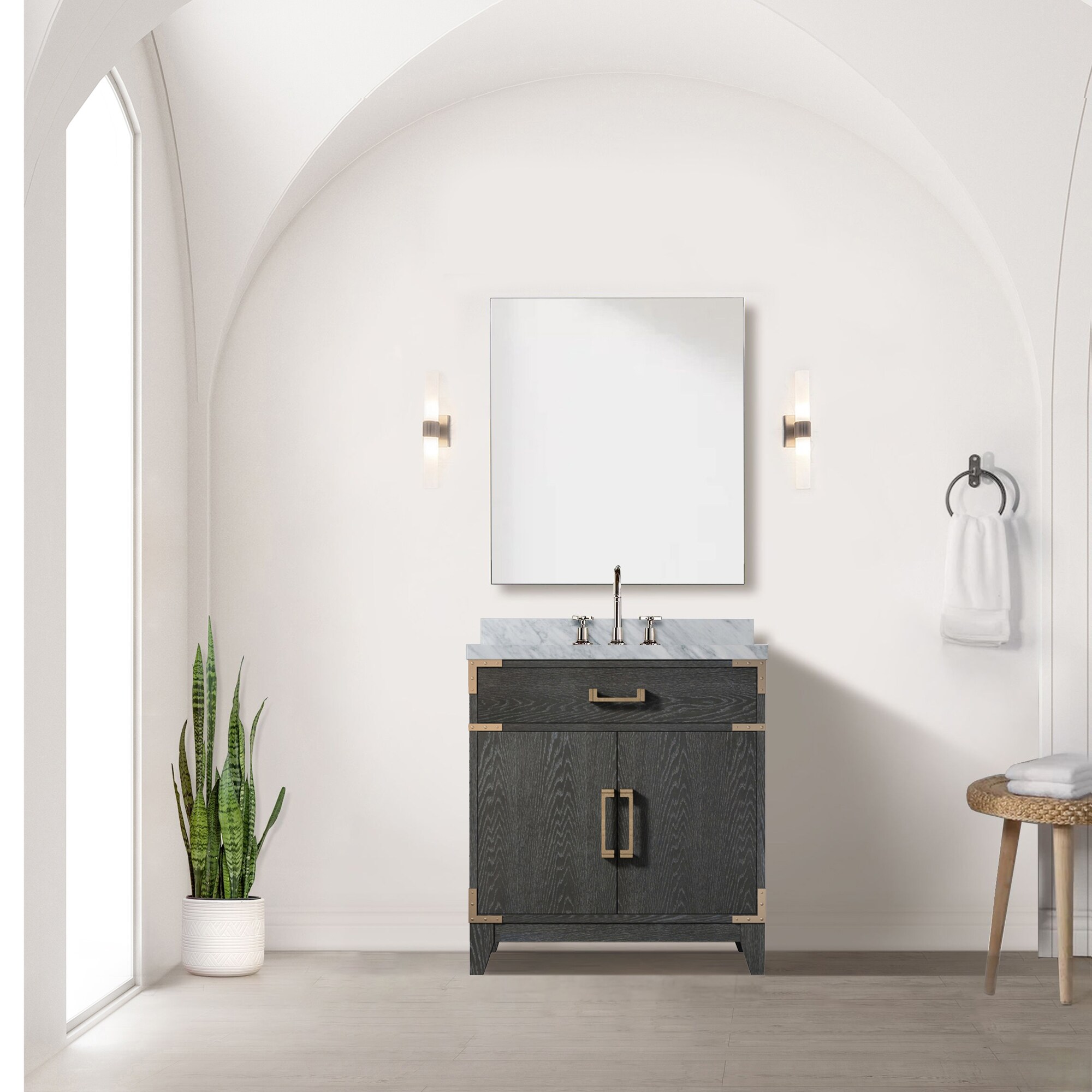 Lexora LVW30SJ100 Bath-Vanity-Combo - View #7